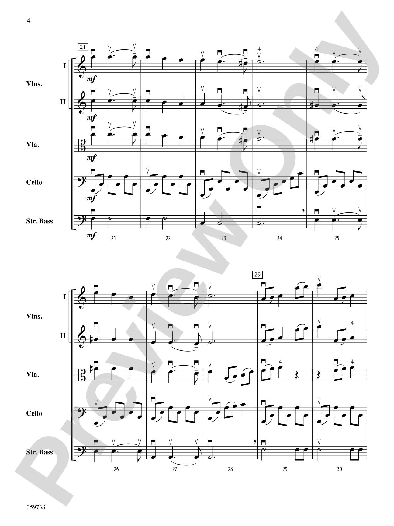 Éléganté: String Orchestra Conductor Score & Parts
