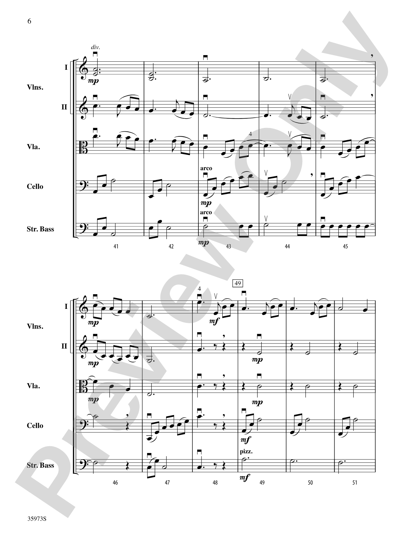 Éléganté: String Orchestra Conductor Score & Parts