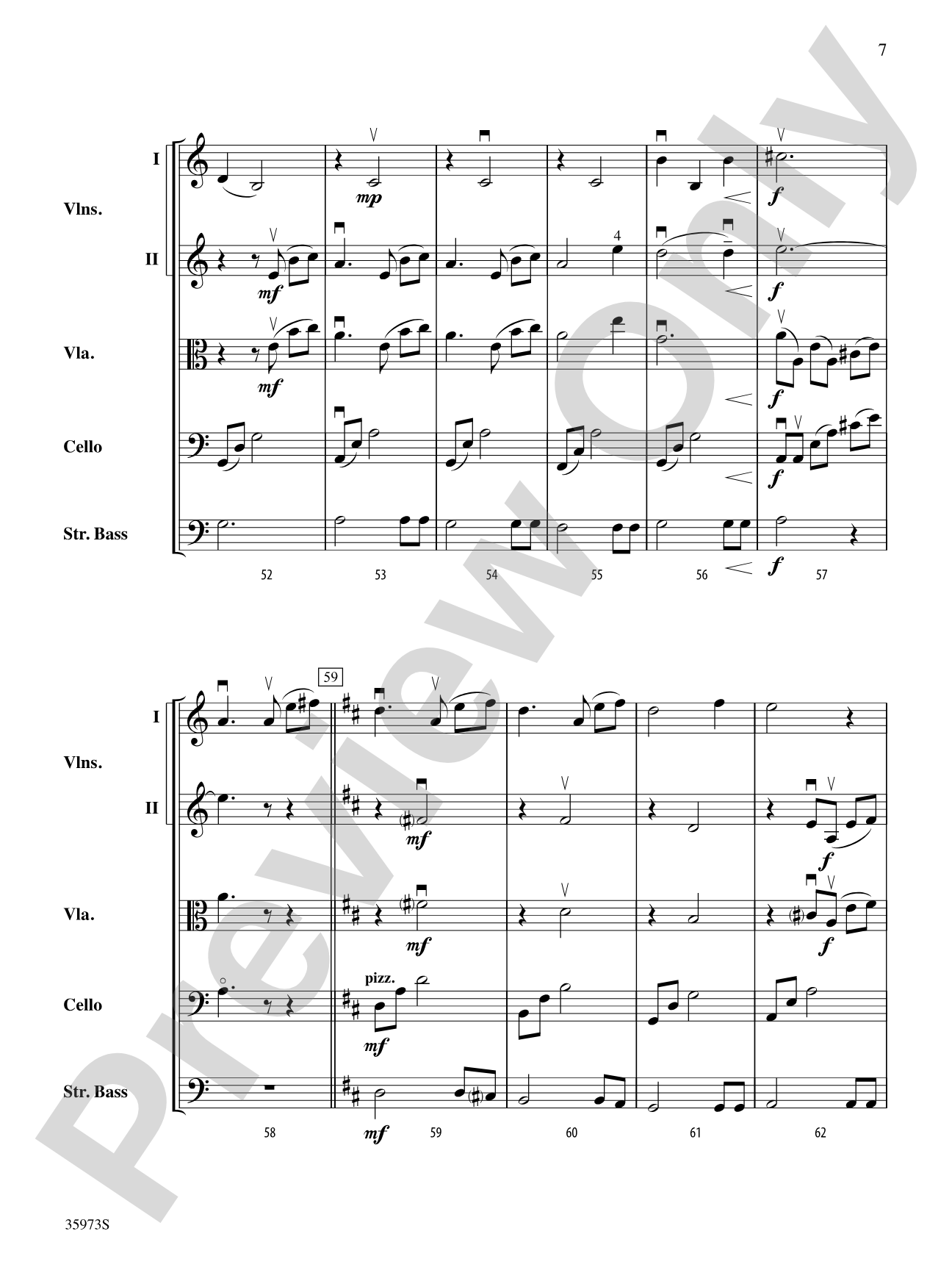 Éléganté: String Orchestra Conductor Score & Parts