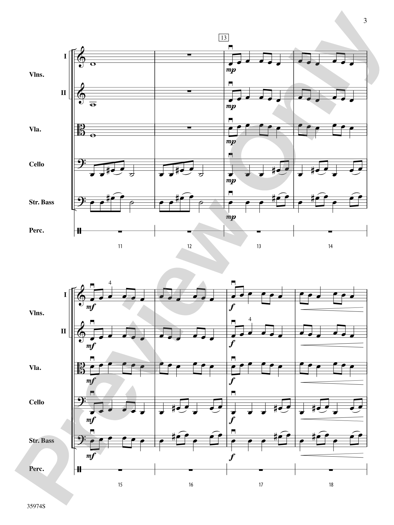 Bats 'n Bones: String Orchestra Conductor Score & Parts