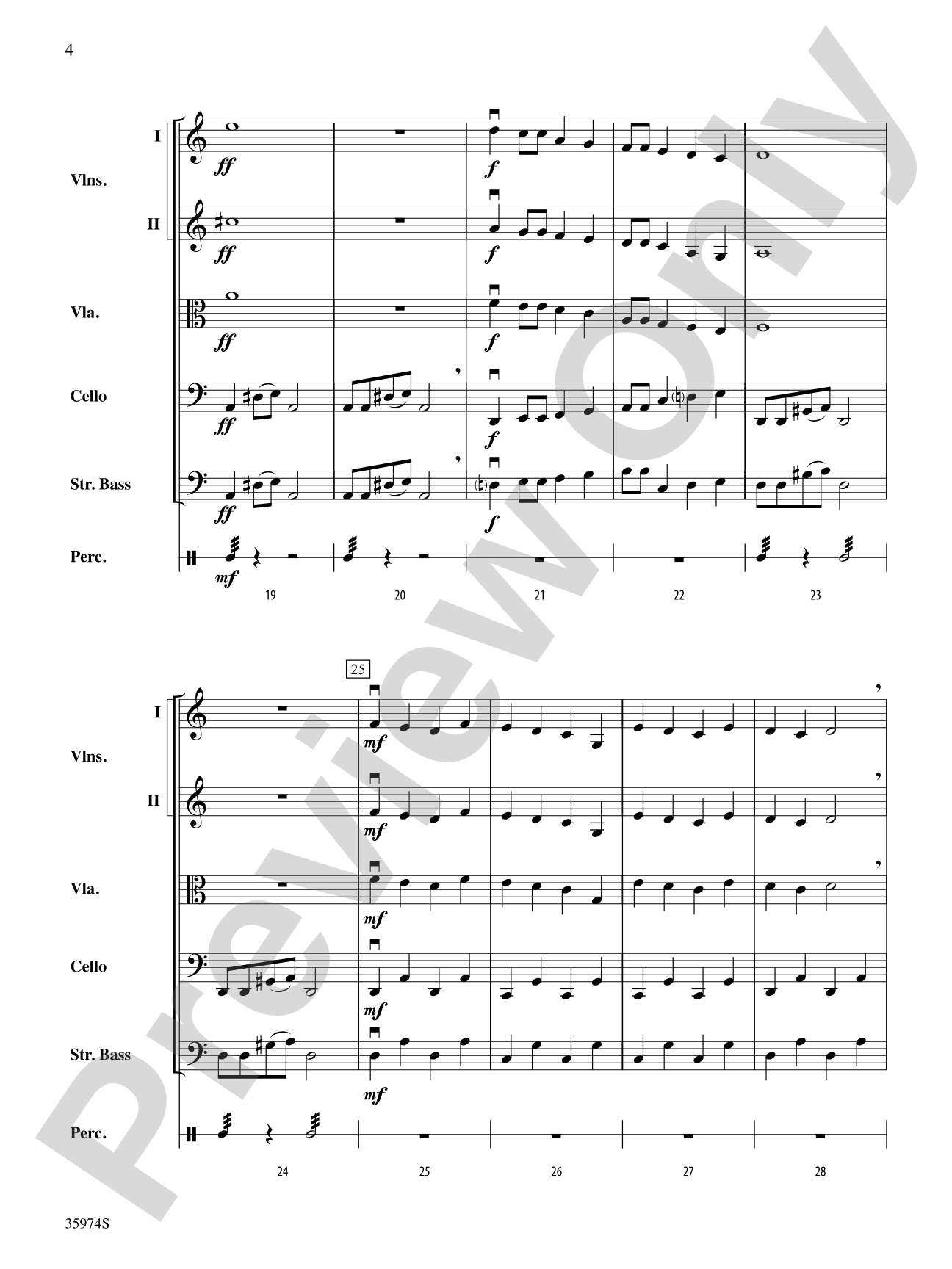 Bats 'n Bones: String Orchestra Conductor Score & Parts