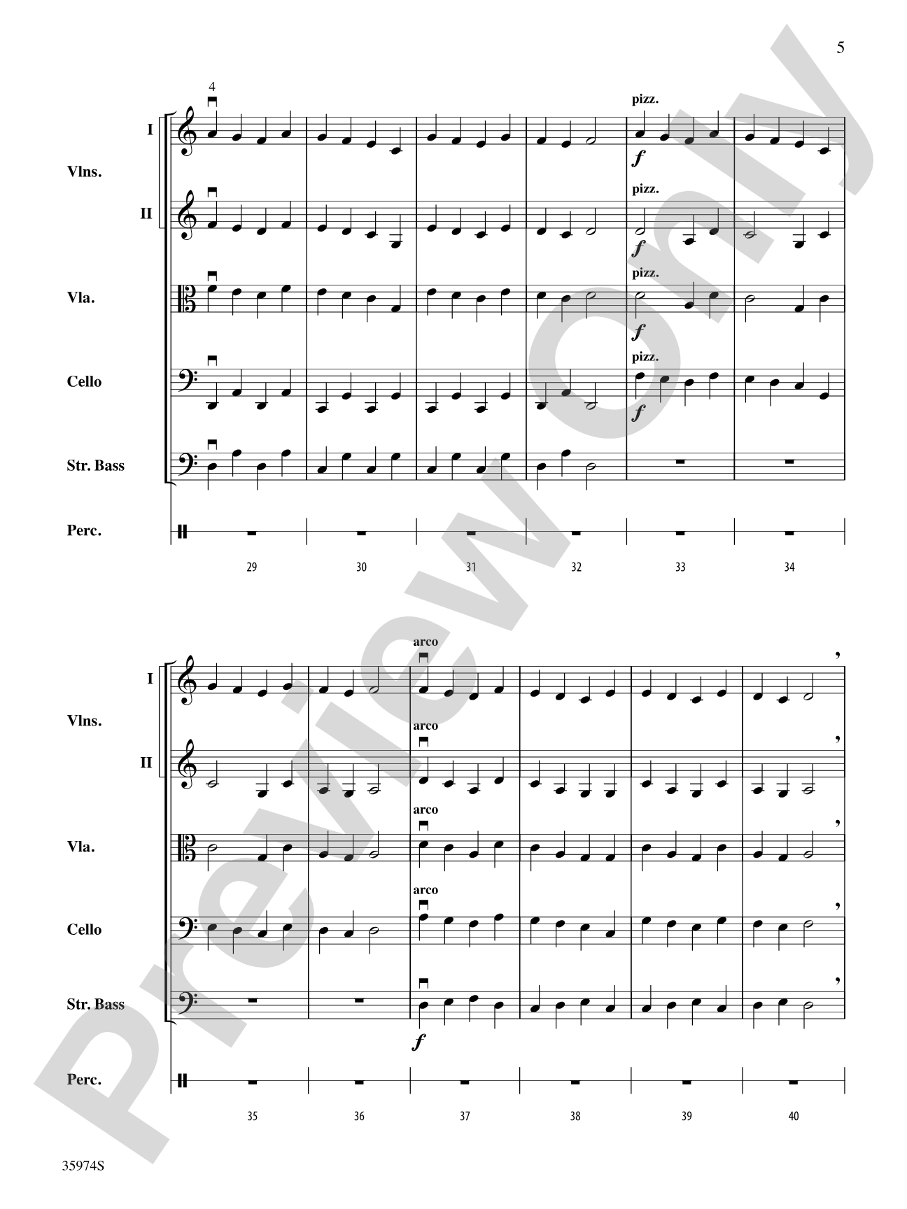 Bats 'n Bones: String Orchestra Conductor Score & Parts