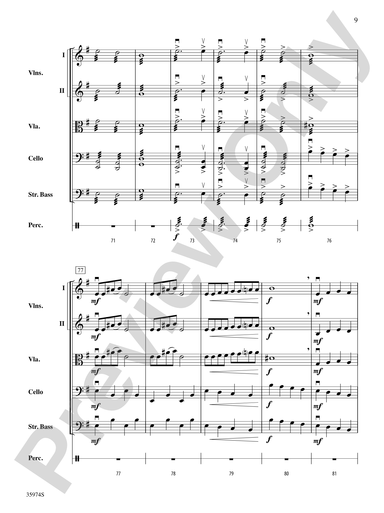 Bats 'n Bones: String Orchestra Conductor Score & Parts