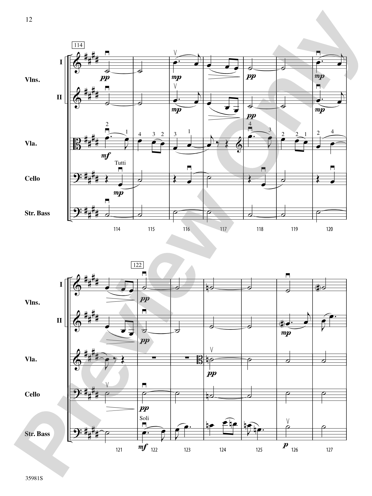 Finale from "Sonatina, Op. 100": String Orchestra Conductor Score & Parts