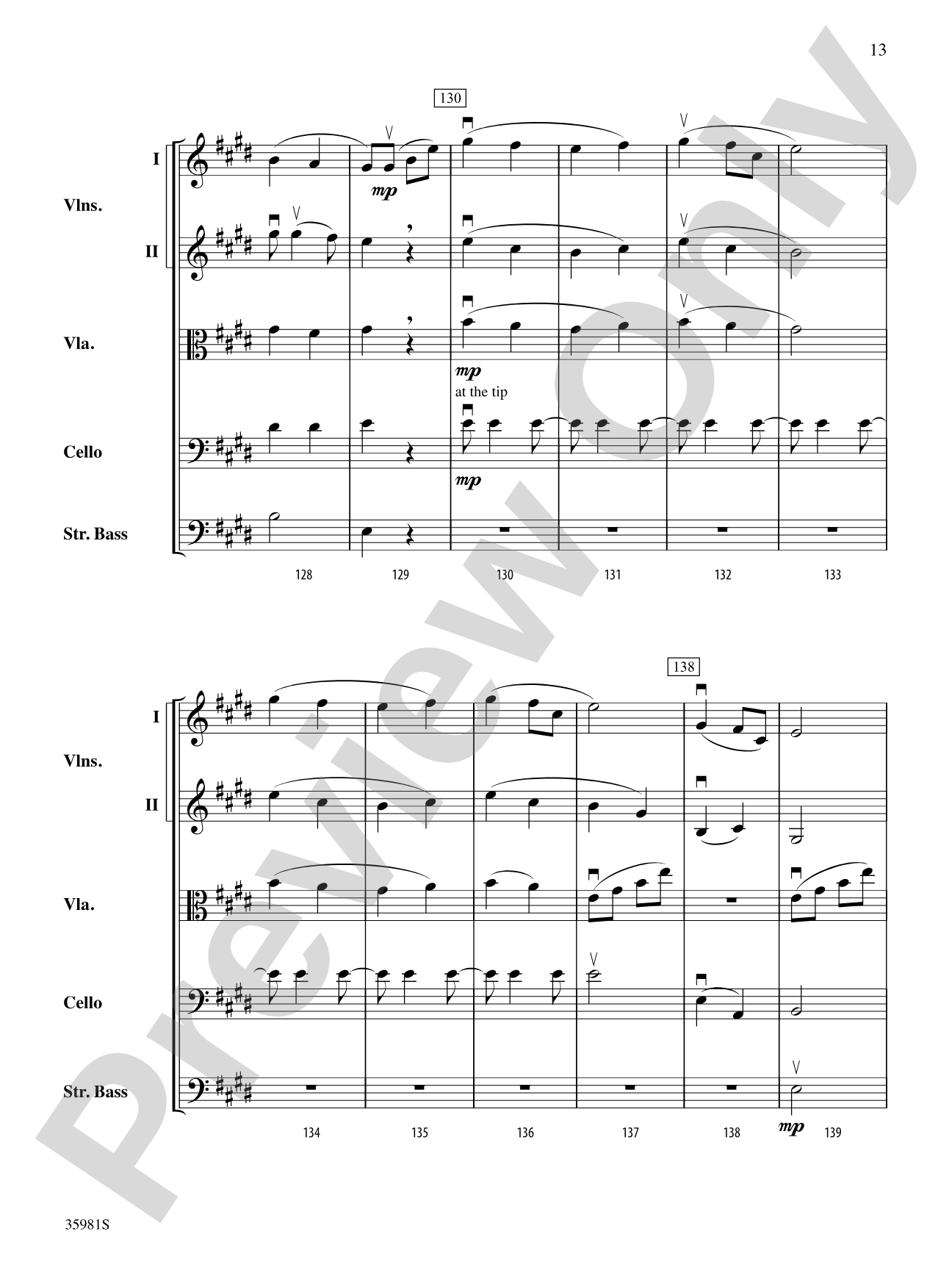 Finale from "Sonatina, Op. 100": String Orchestra Conductor Score & Parts