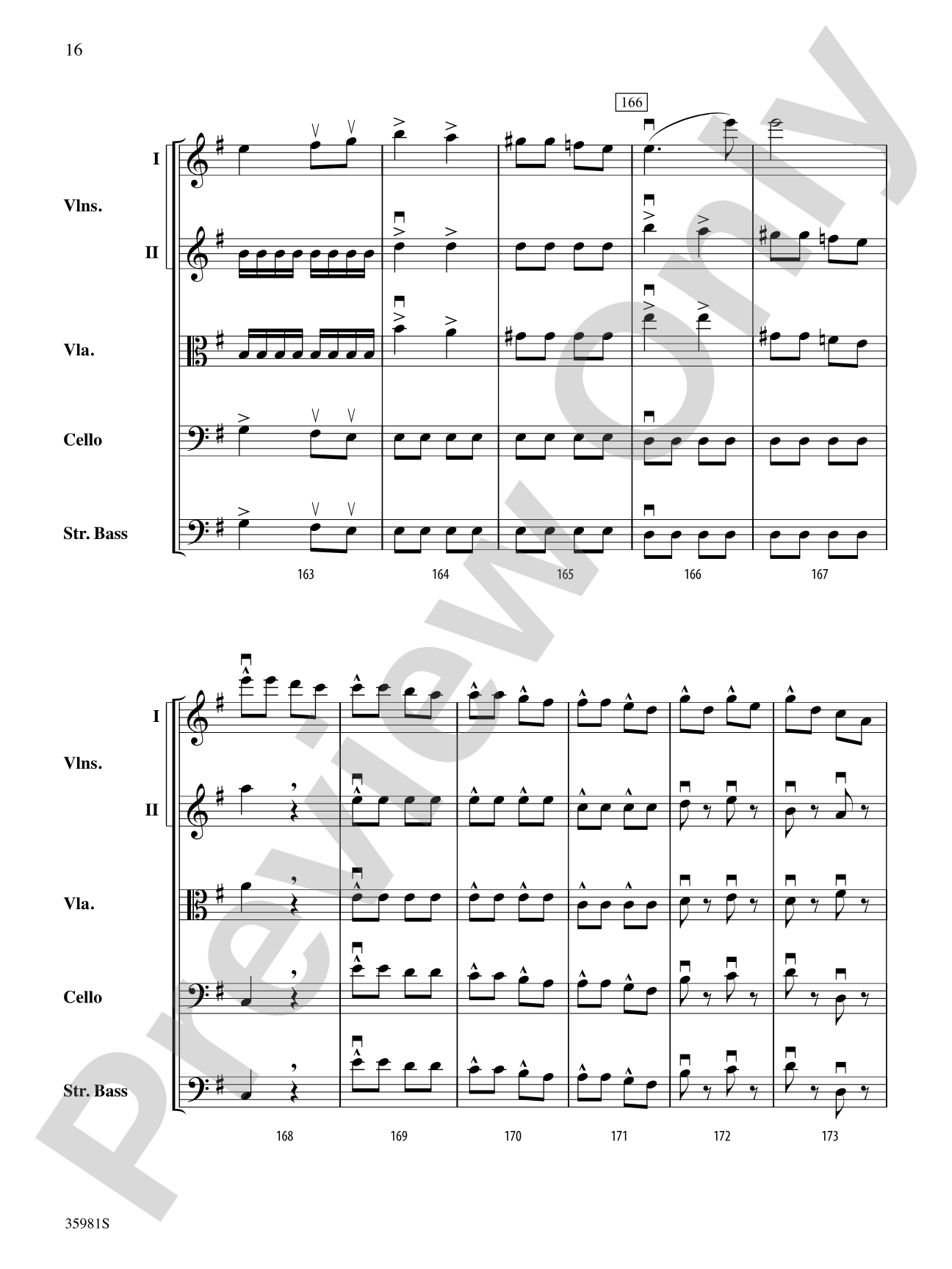 Finale from "Sonatina, Op. 100": String Orchestra Conductor Score & Parts