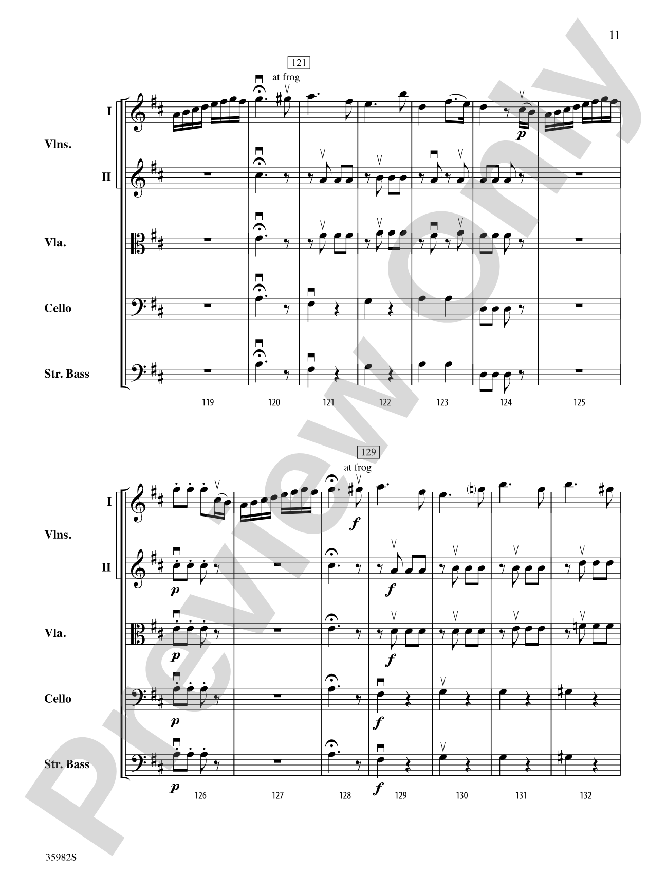 Allegretto from The Creatures of Prometheus: String Orchestra Conductor Score & Parts