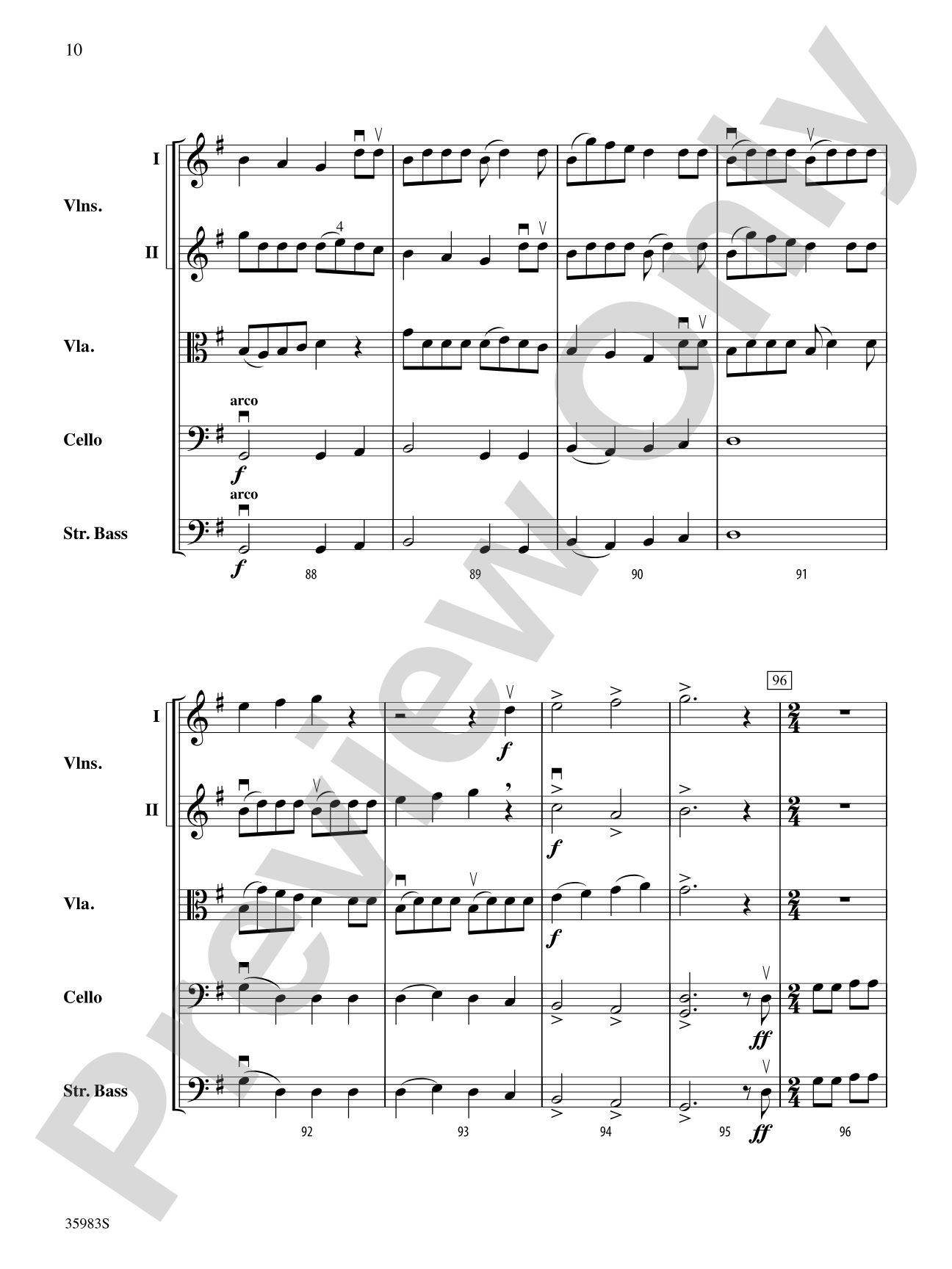 The Christmas Dreidel: String Orchestra Conductor Score & Parts