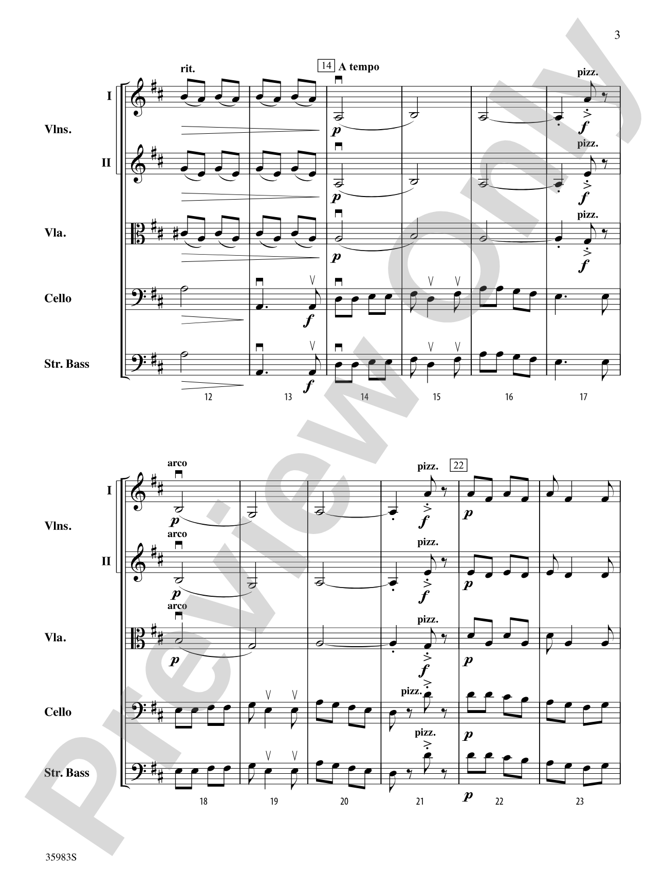 The Christmas Dreidel: String Orchestra Conductor Score & Parts
