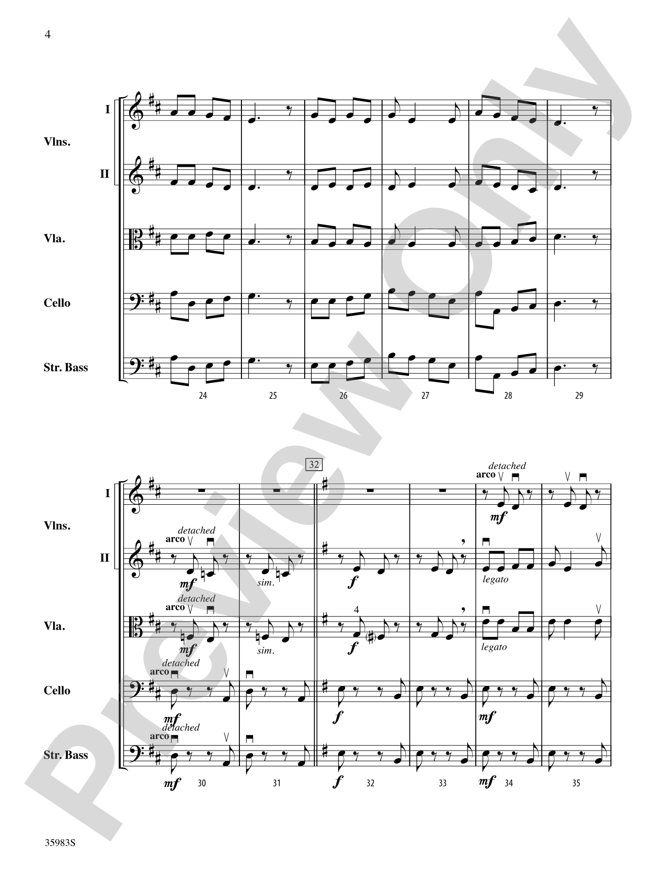 The Christmas Dreidel: String Orchestra Conductor Score & Parts