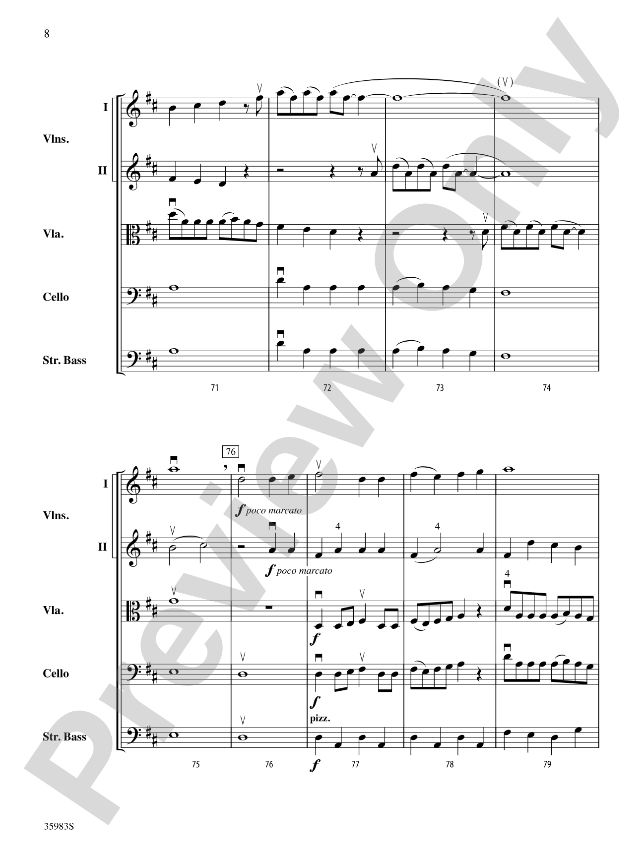 The Christmas Dreidel: String Orchestra Conductor Score & Parts