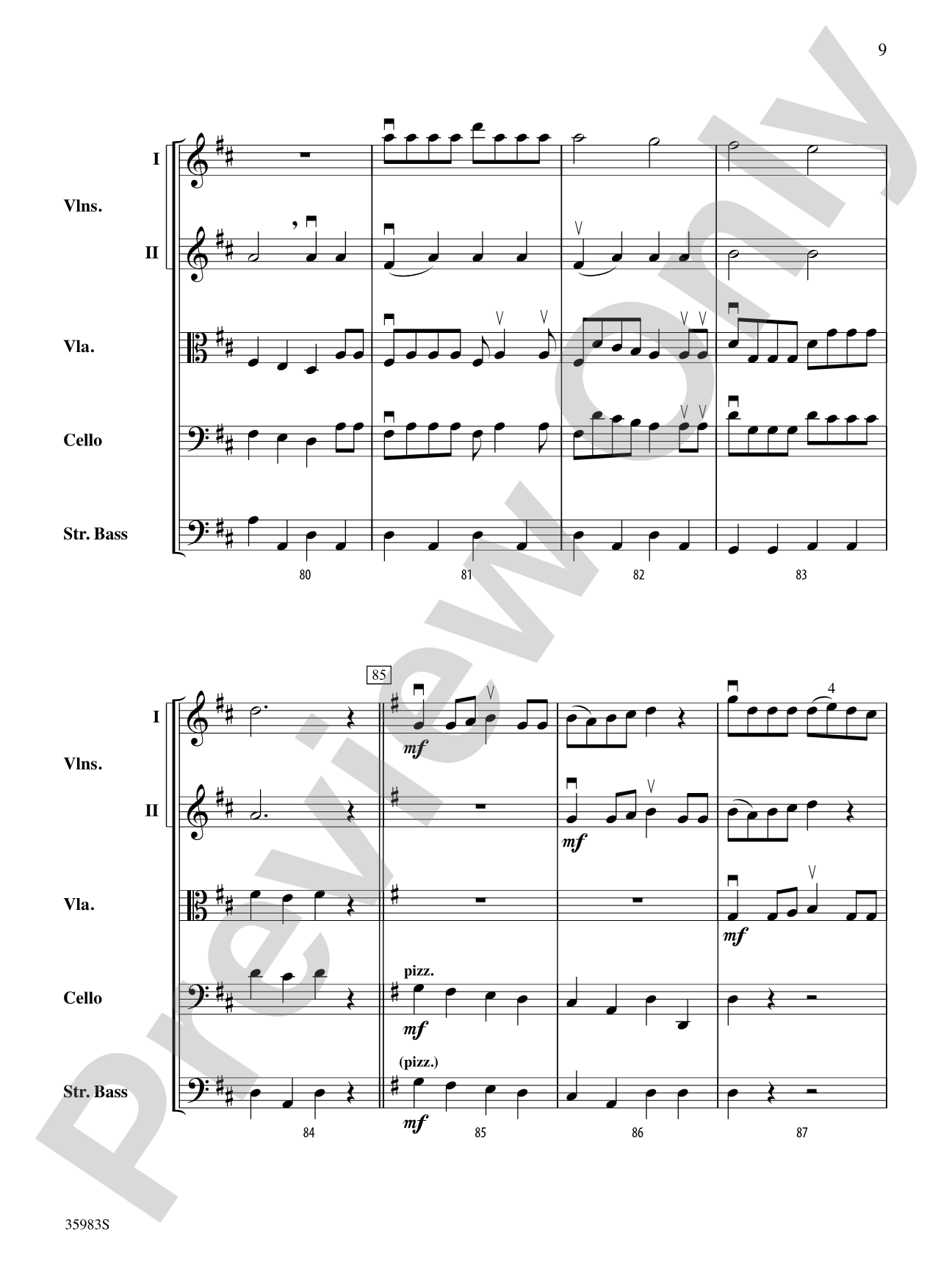 The Christmas Dreidel: String Orchestra Conductor Score & Parts