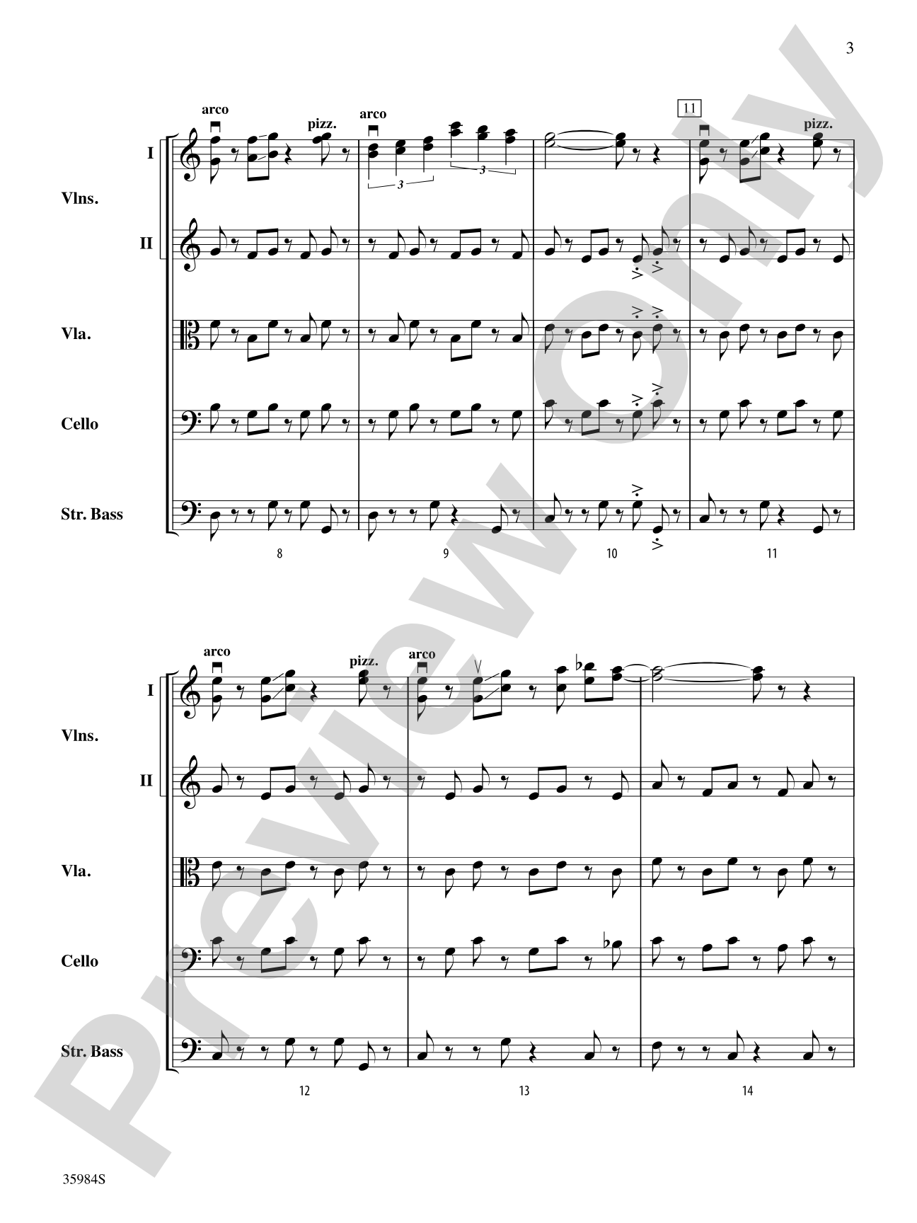 Coffee: String Orchestra Conductor Score & Parts