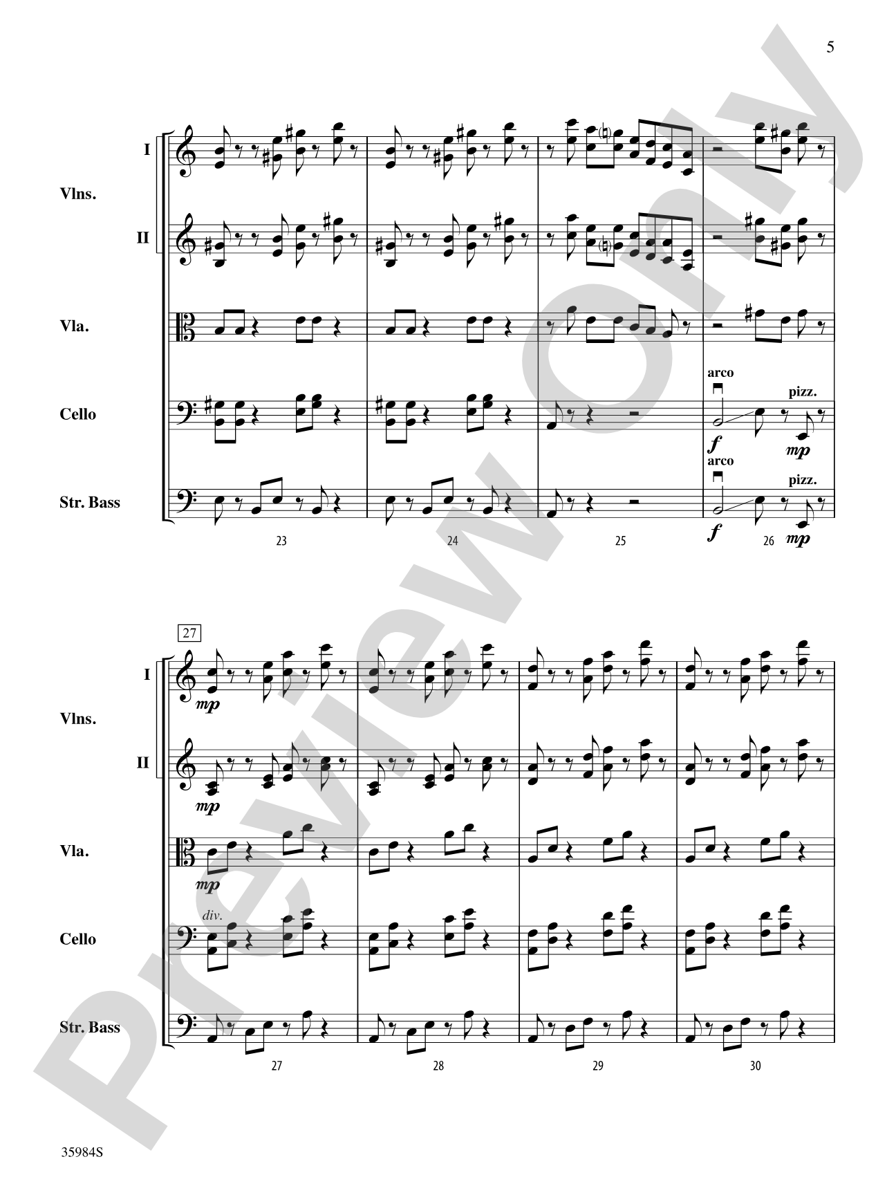 Coffee: String Orchestra Conductor Score & Parts
