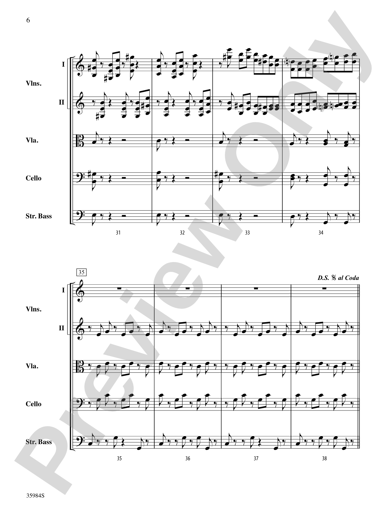 Coffee: String Orchestra Conductor Score & Parts