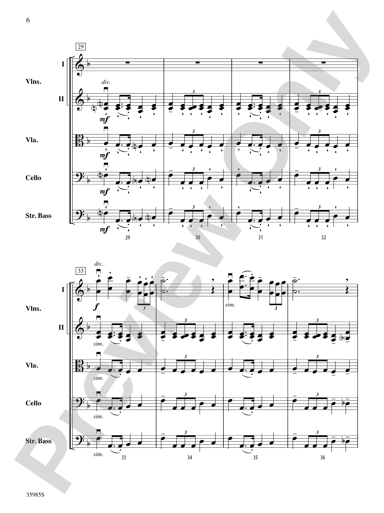 Coronation: String Orchestra Conductor Score & Parts