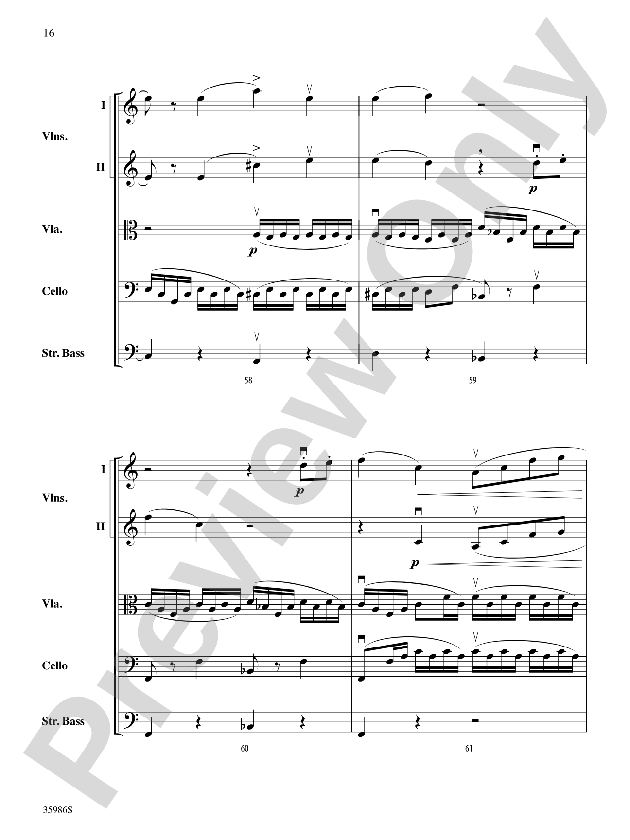 Hebrides Overture: String Orchestra Conductor Score & Parts