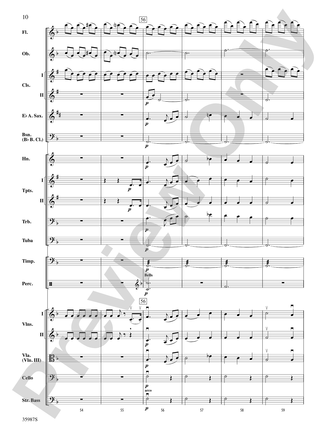 Nocturne (from A Midsummer Night's Dream): Full Orchestra Conductor Score & Parts