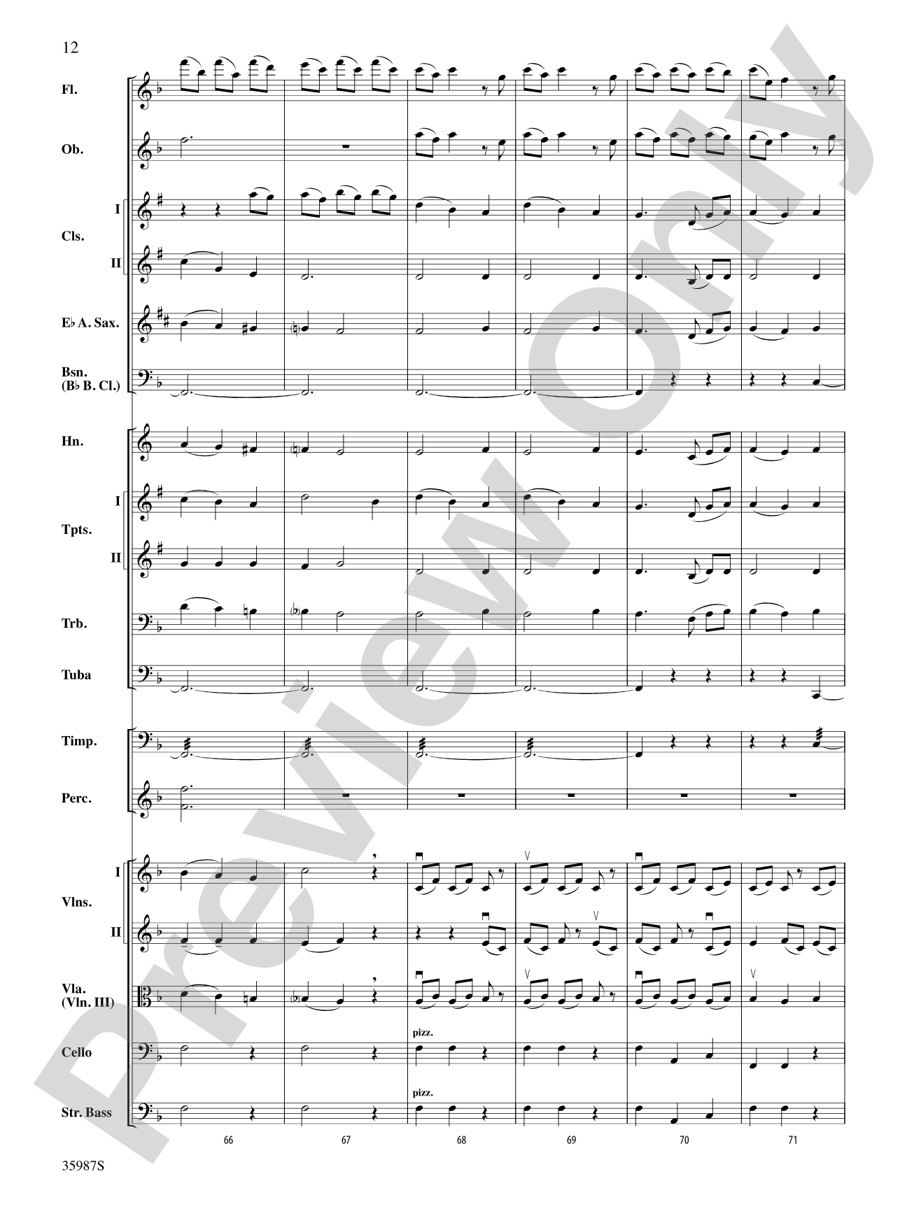 Nocturne (from A Midsummer Night's Dream): Full Orchestra Conductor Score & Parts