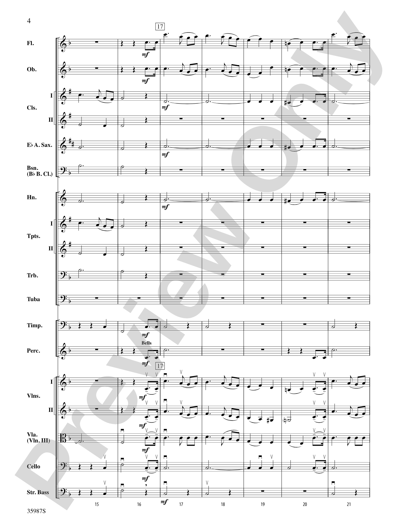 Nocturne (from A Midsummer Night's Dream): Full Orchestra Conductor Score & Parts