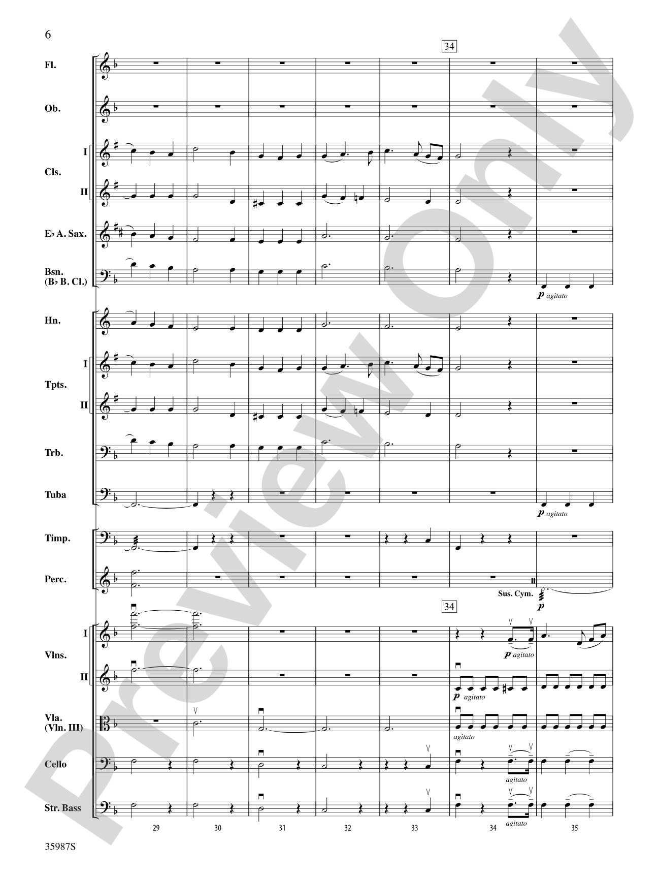 Nocturne (from A Midsummer Night's Dream): Full Orchestra Conductor Score & Parts