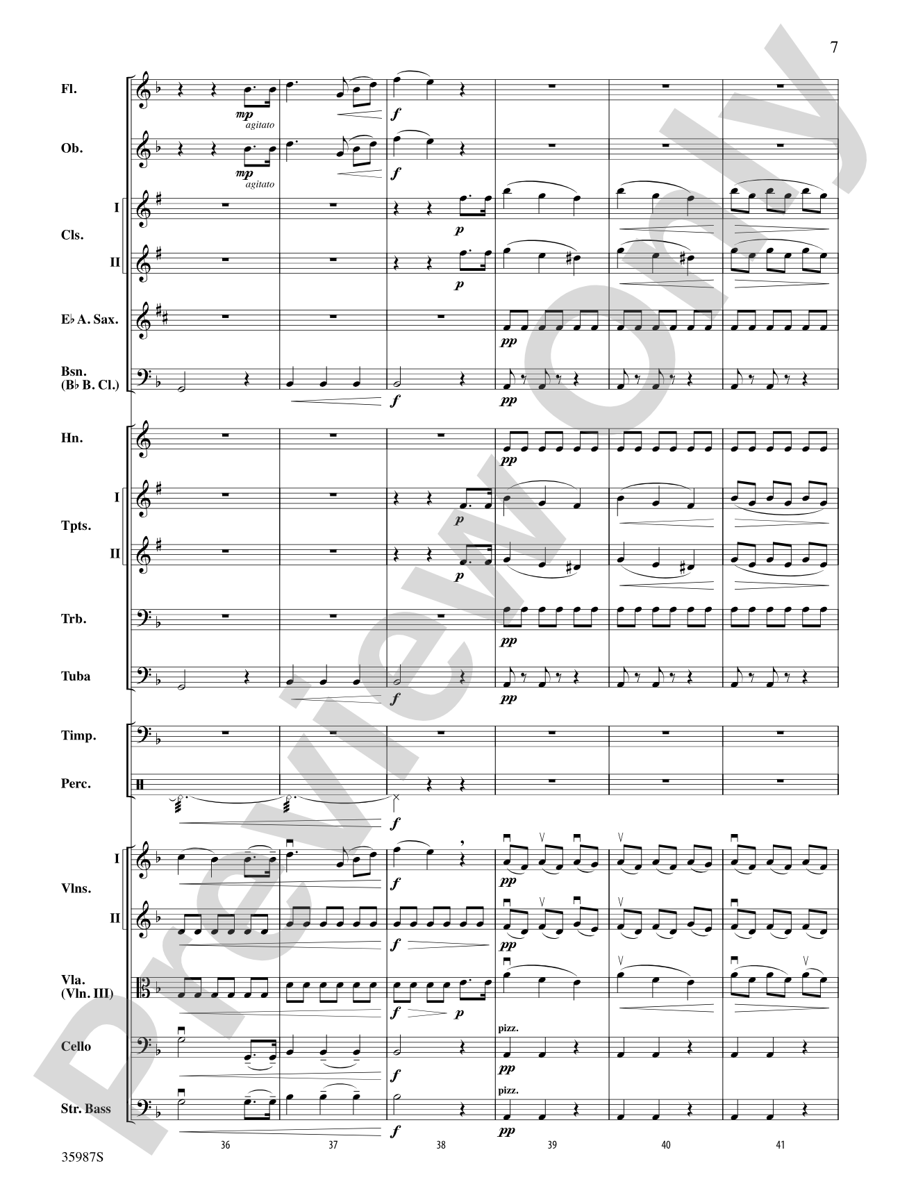 Nocturne (from A Midsummer Night's Dream): Full Orchestra Conductor Score & Parts