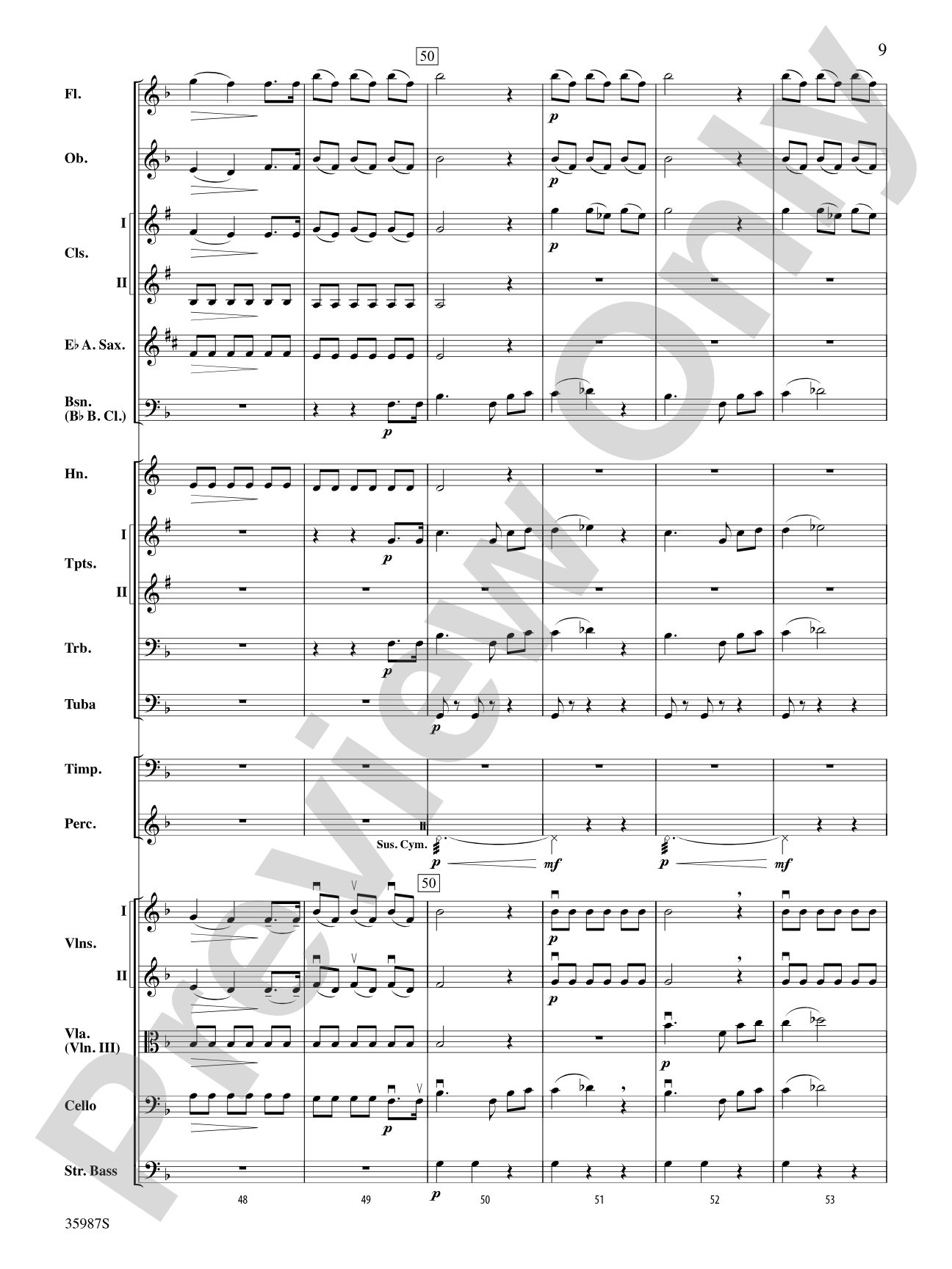 Nocturne (from A Midsummer Night's Dream): Full Orchestra Conductor Score & Parts