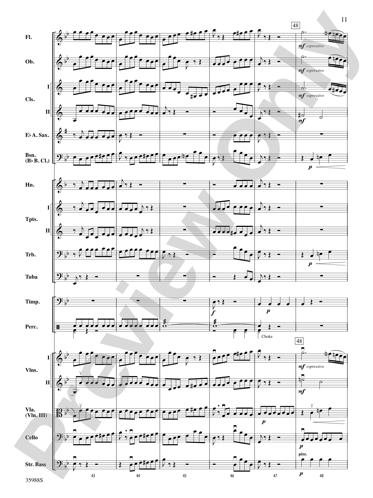 Symphony No. 5: Full Orchestra Conductor Score & Parts