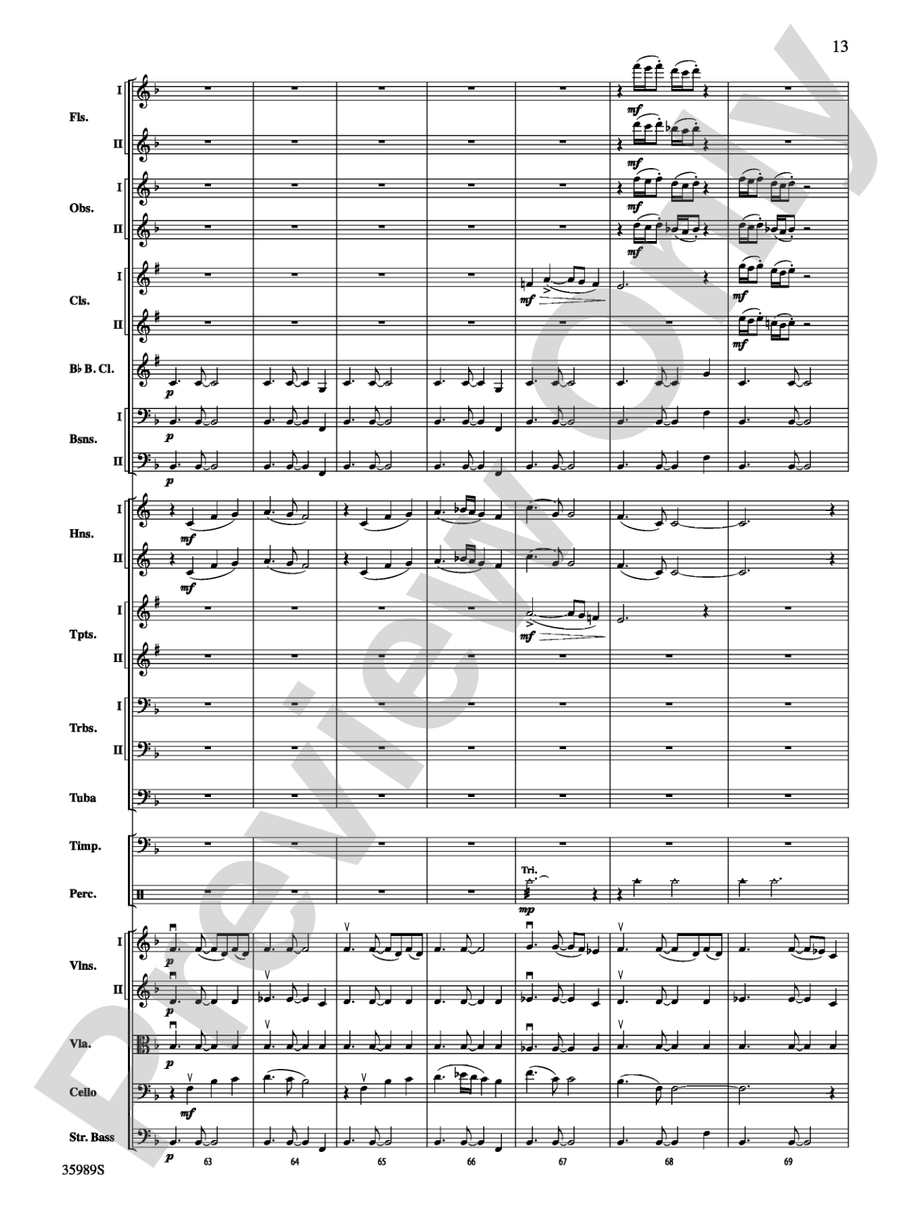 Wild Blue Yonder: Full Orchestra Conductor Score & Parts