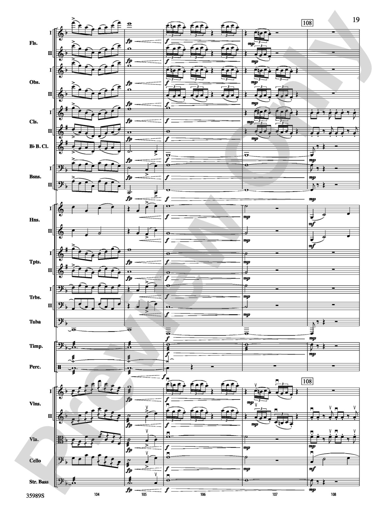 Wild Blue Yonder: Full Orchestra Conductor Score & Parts