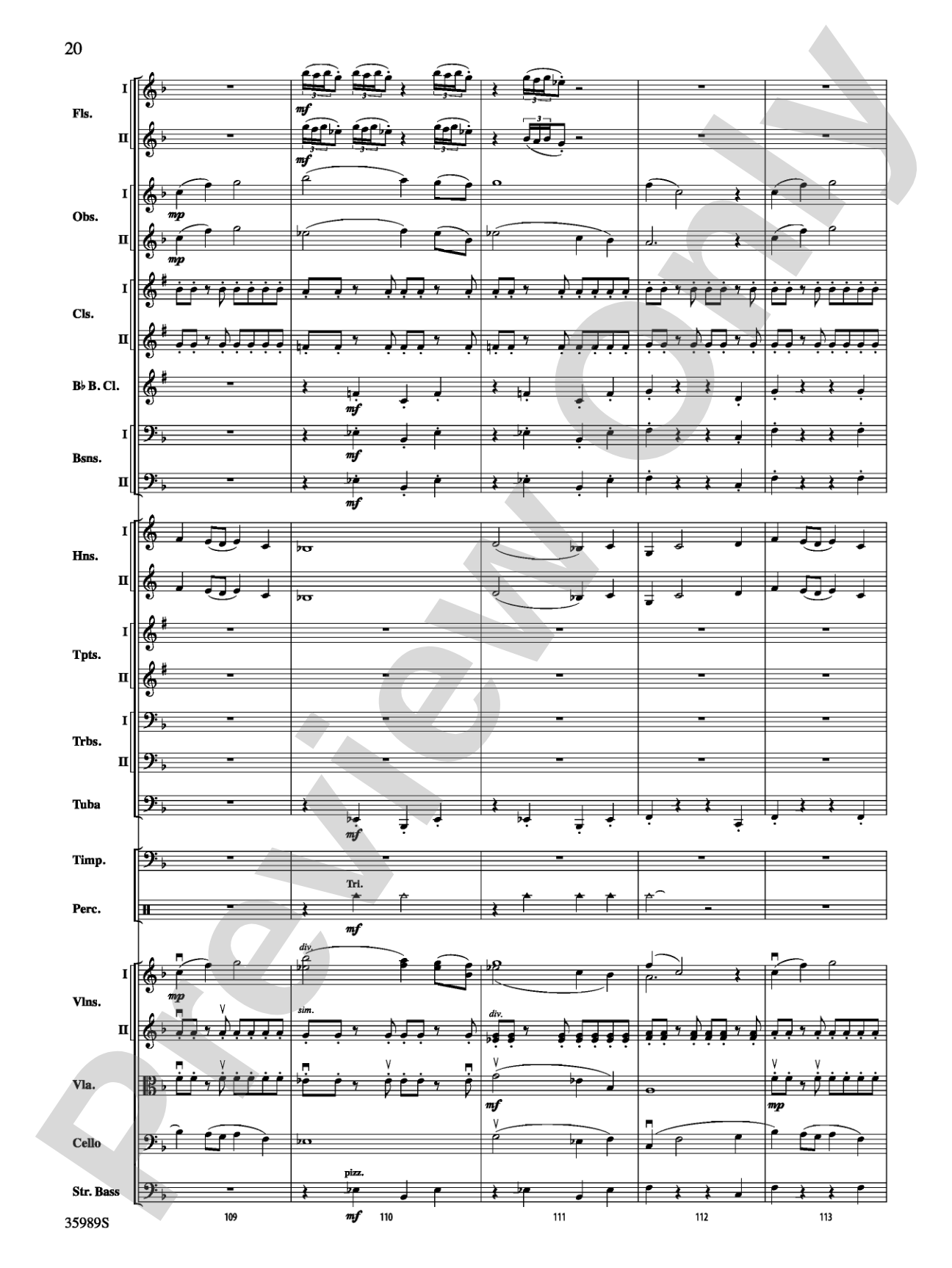 Wild Blue Yonder: Full Orchestra Conductor Score & Parts