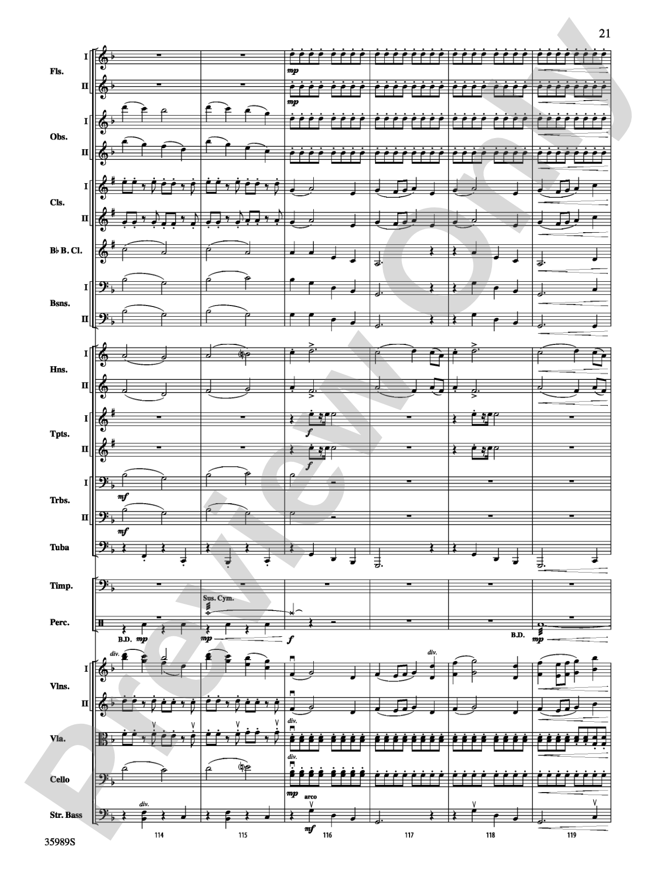 Wild Blue Yonder: Full Orchestra Conductor Score & Parts