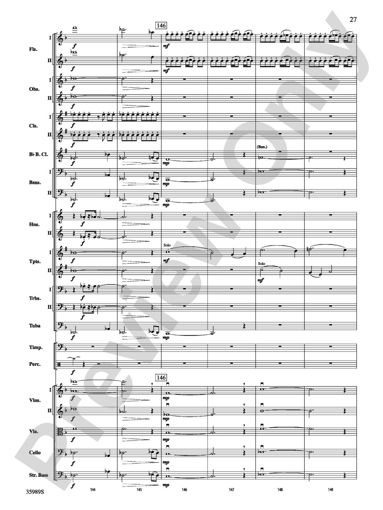 Wild Blue Yonder: Full Orchestra Conductor Score & Parts