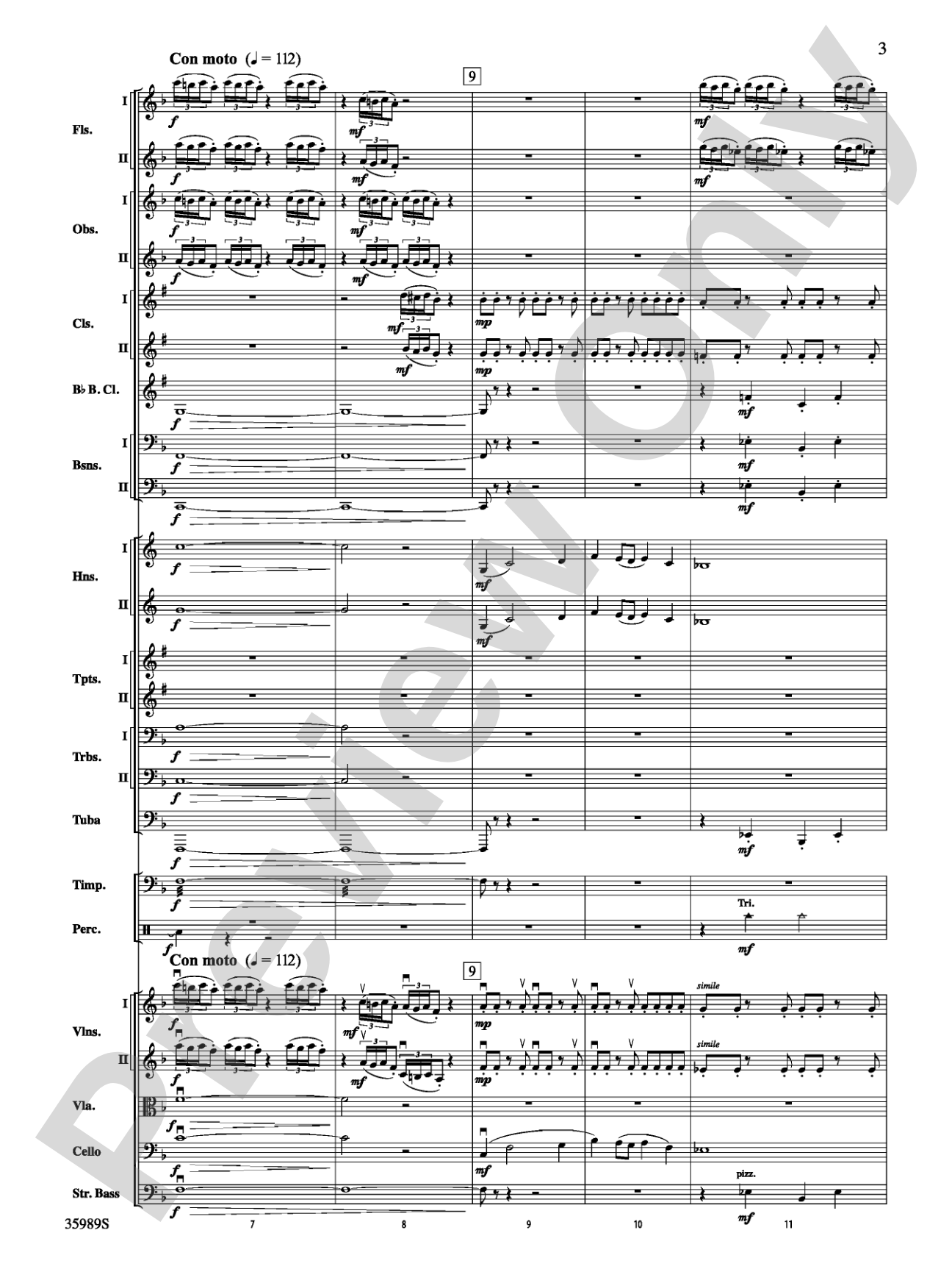 Wild Blue Yonder: Full Orchestra Conductor Score & Parts