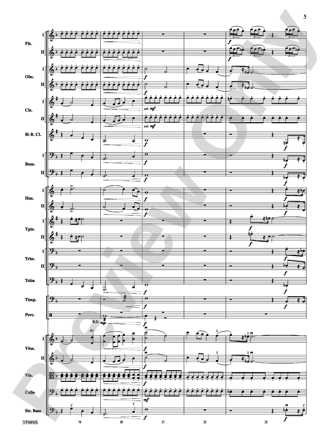 Wild Blue Yonder: Full Orchestra Conductor Score & Parts