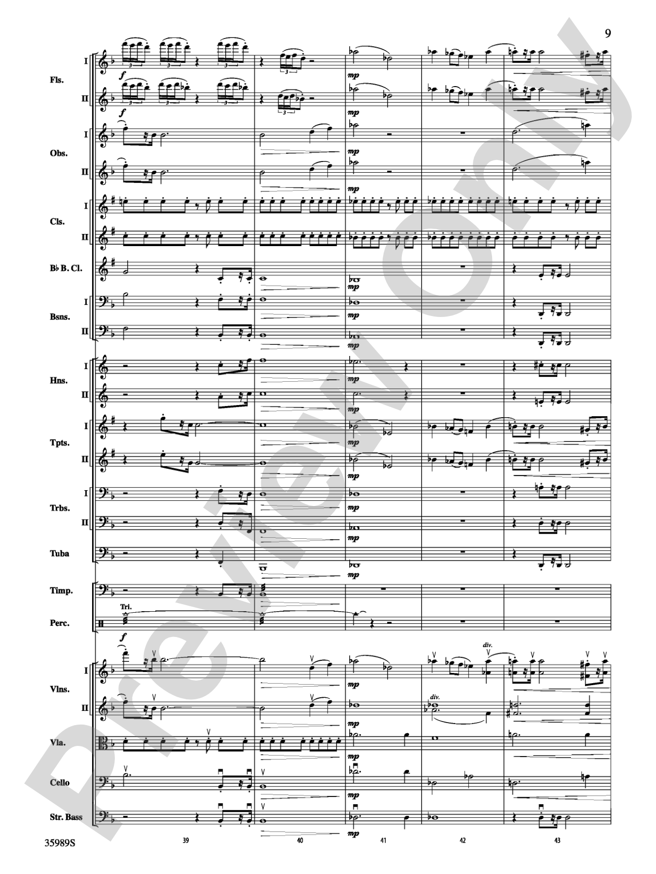 Wild Blue Yonder: Full Orchestra Conductor Score & Parts