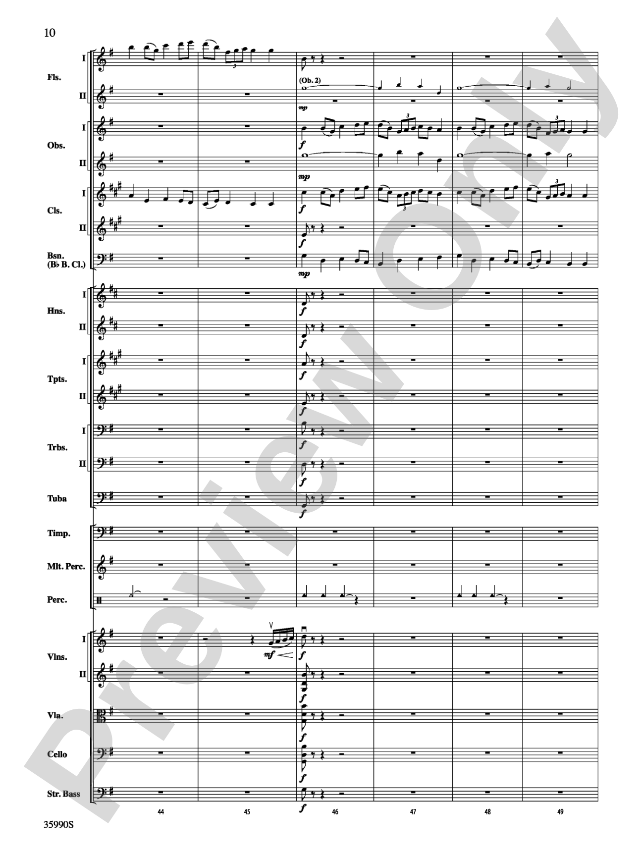 Tales of Vandosar: Full Orchestra Conductor Score & Parts