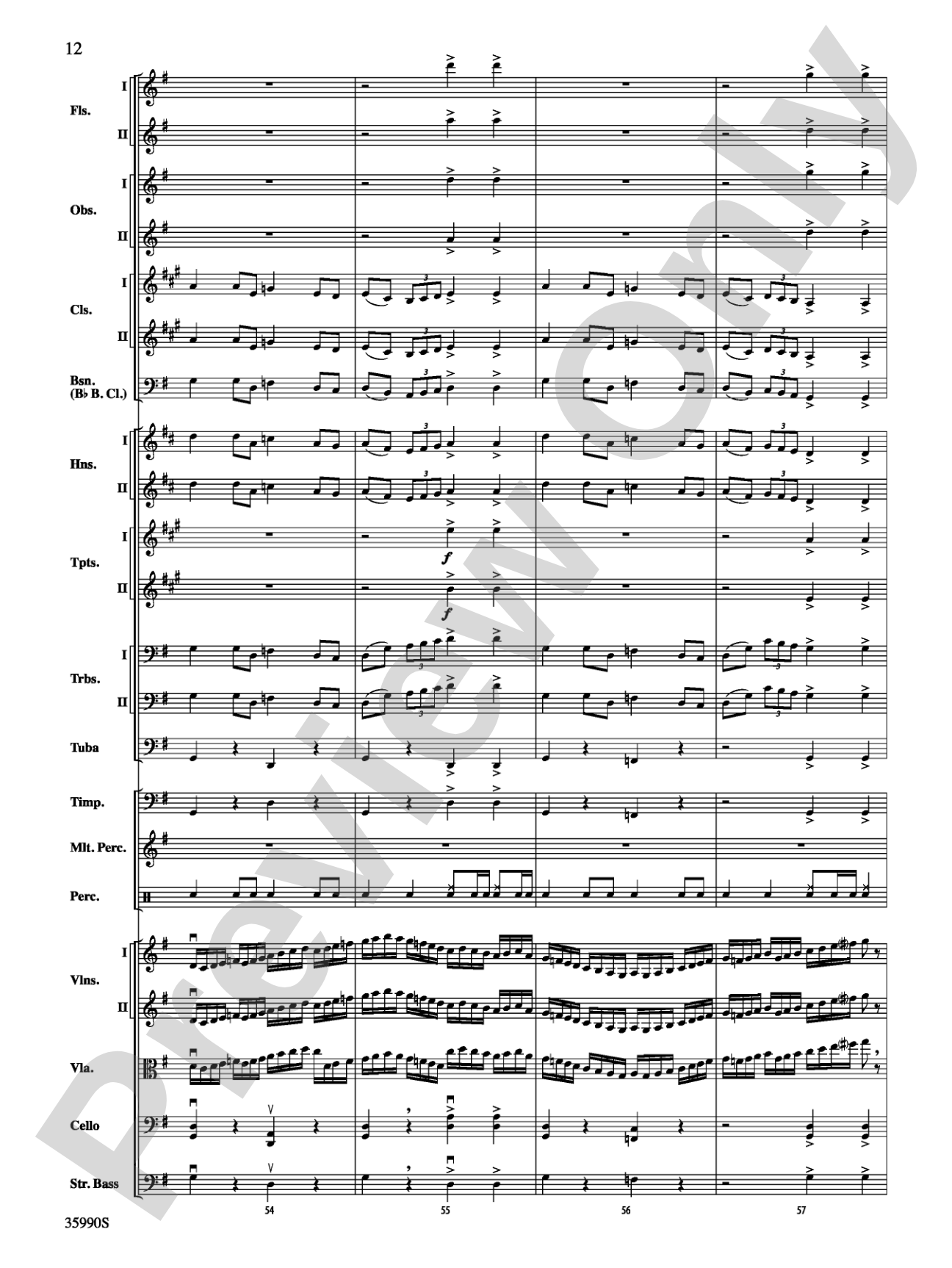 Tales of Vandosar: Full Orchestra Conductor Score & Parts