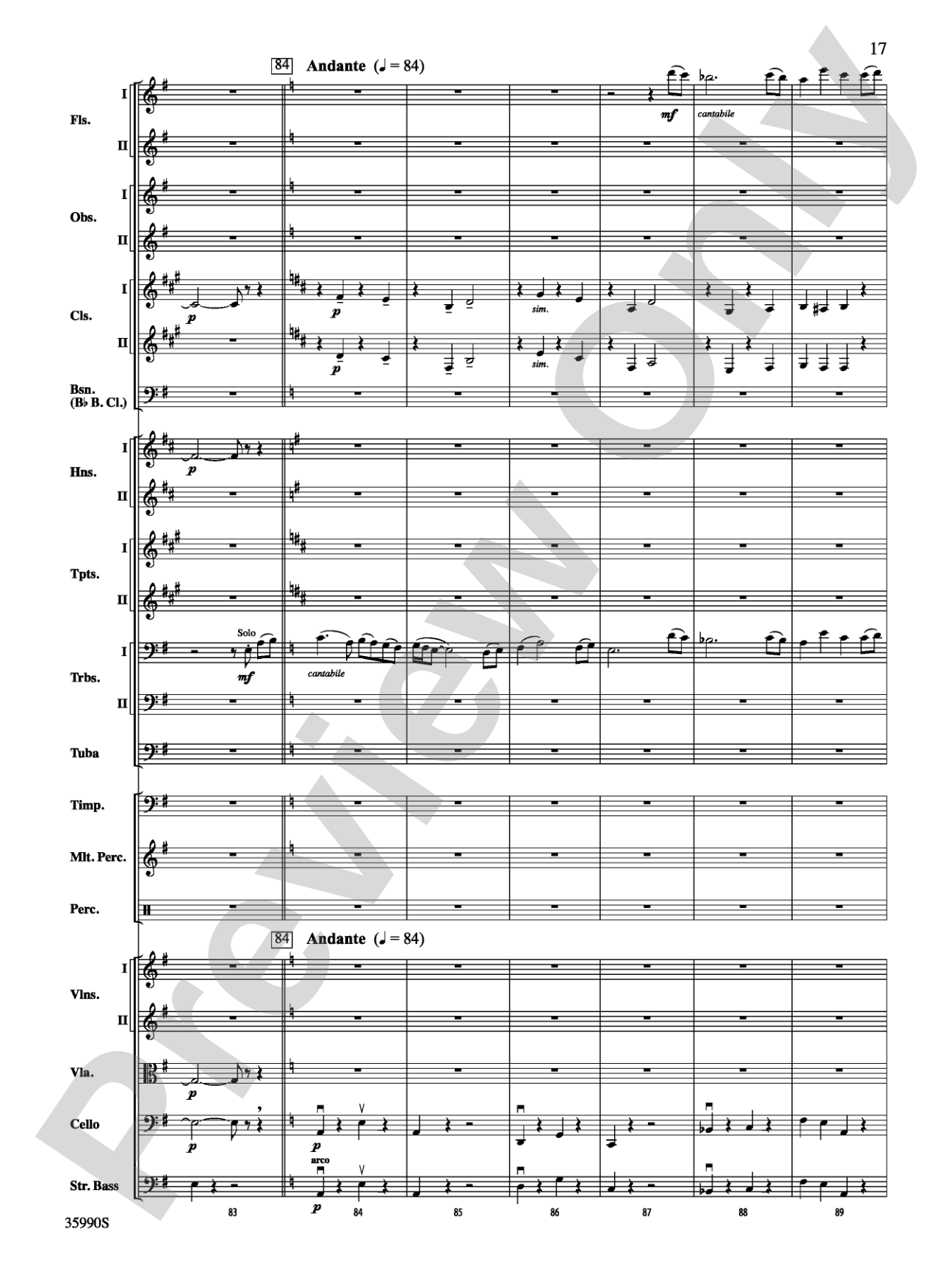 Tales of Vandosar: Full Orchestra Conductor Score & Parts