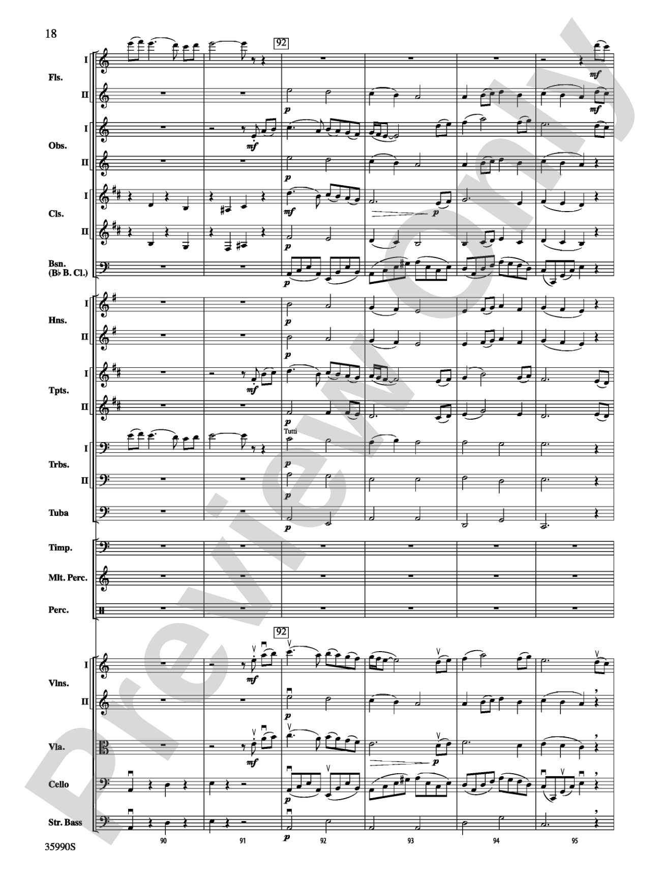 Tales of Vandosar: Full Orchestra Conductor Score & Parts