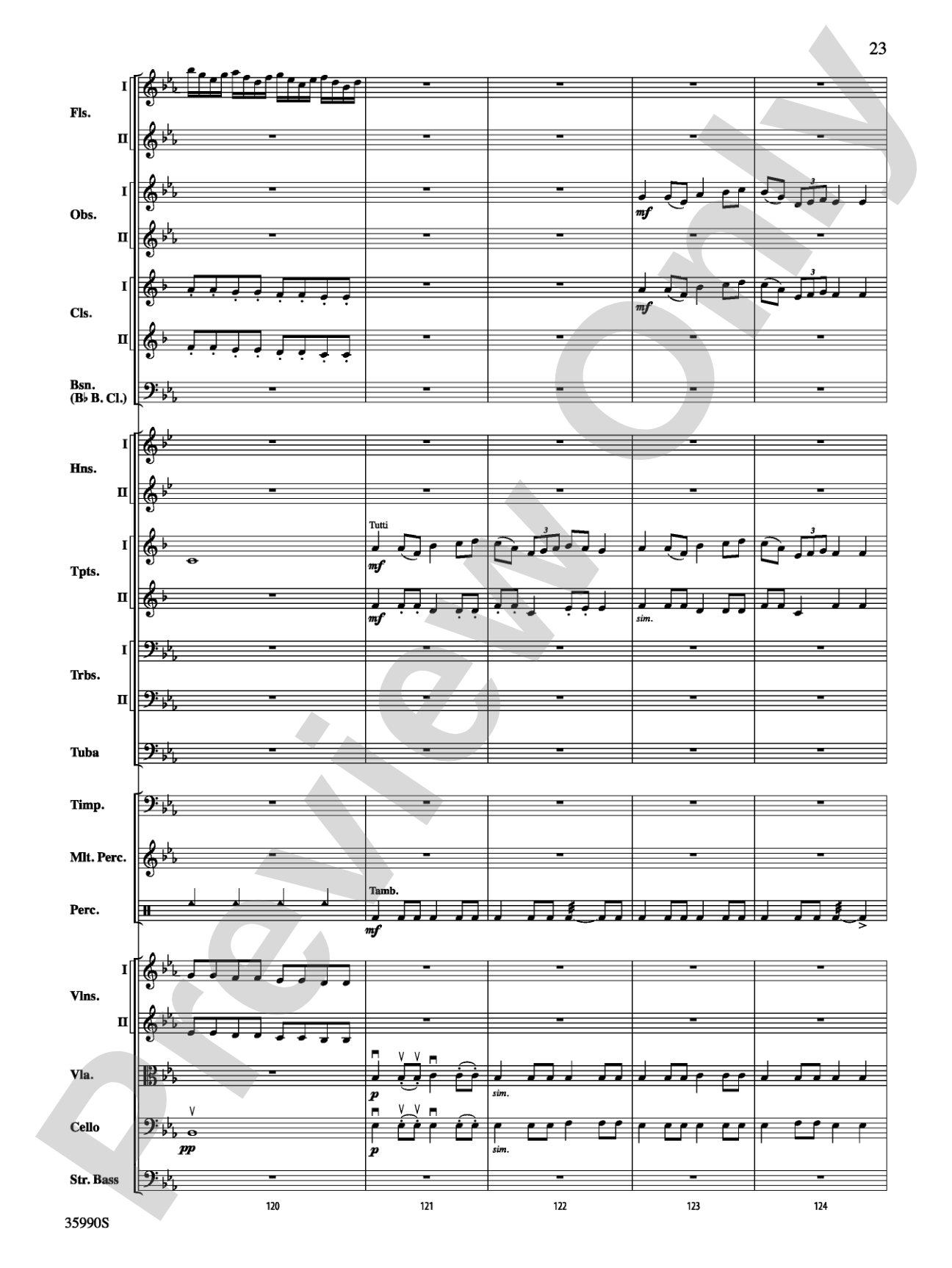 Tales of Vandosar: Full Orchestra Conductor Score & Parts