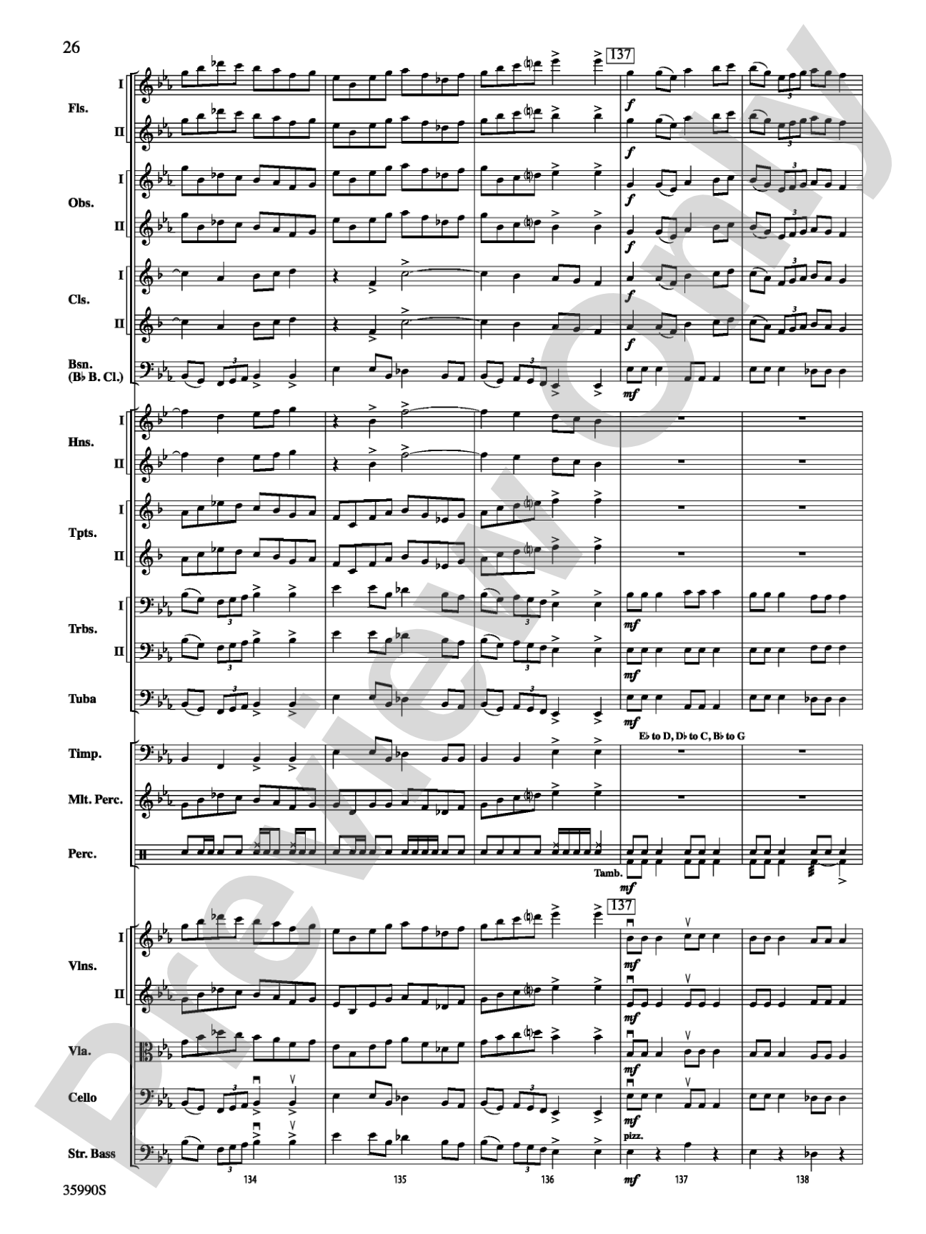 Tales of Vandosar: Full Orchestra Conductor Score & Parts