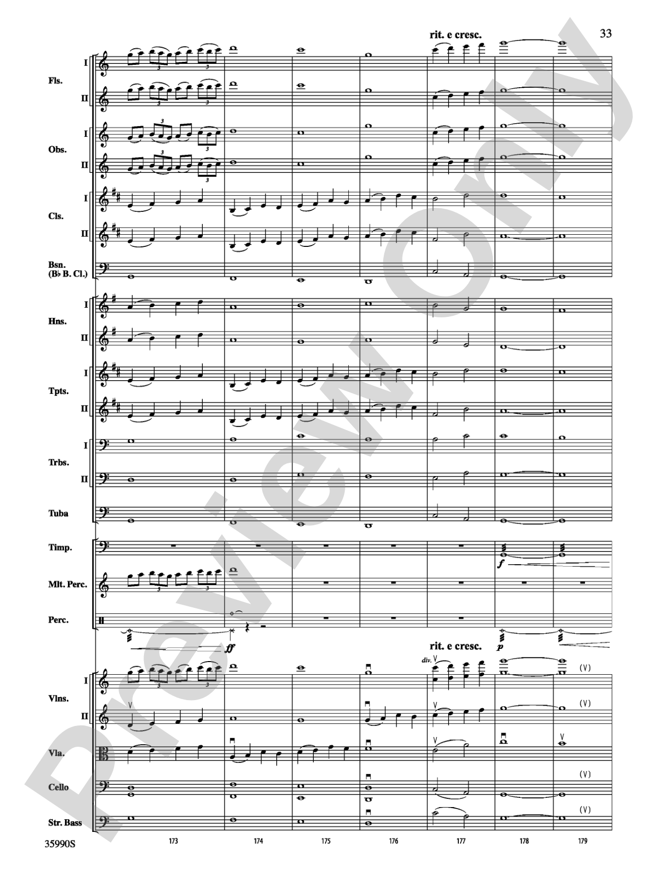 Tales of Vandosar: Full Orchestra Conductor Score & Parts