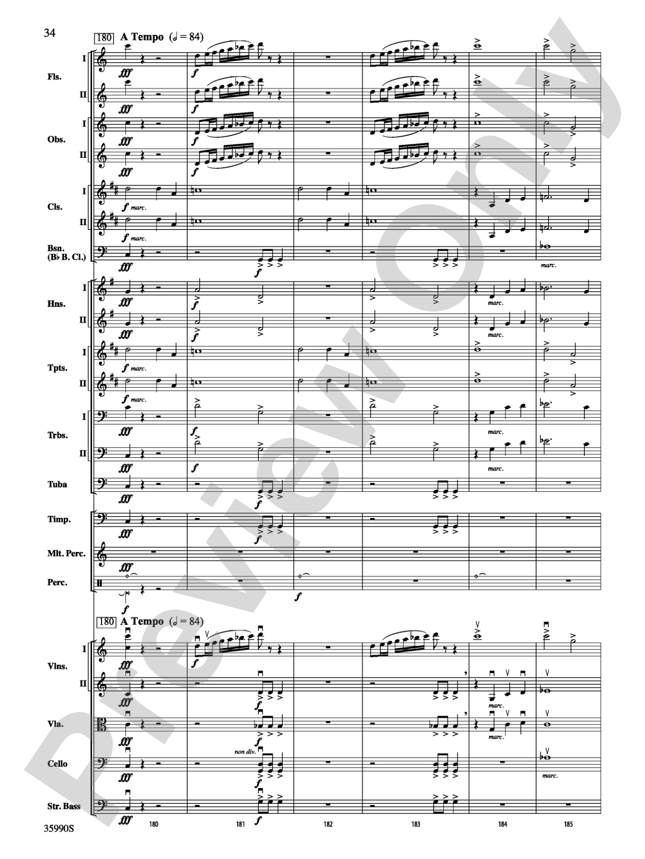Tales of Vandosar: Full Orchestra Conductor Score & Parts