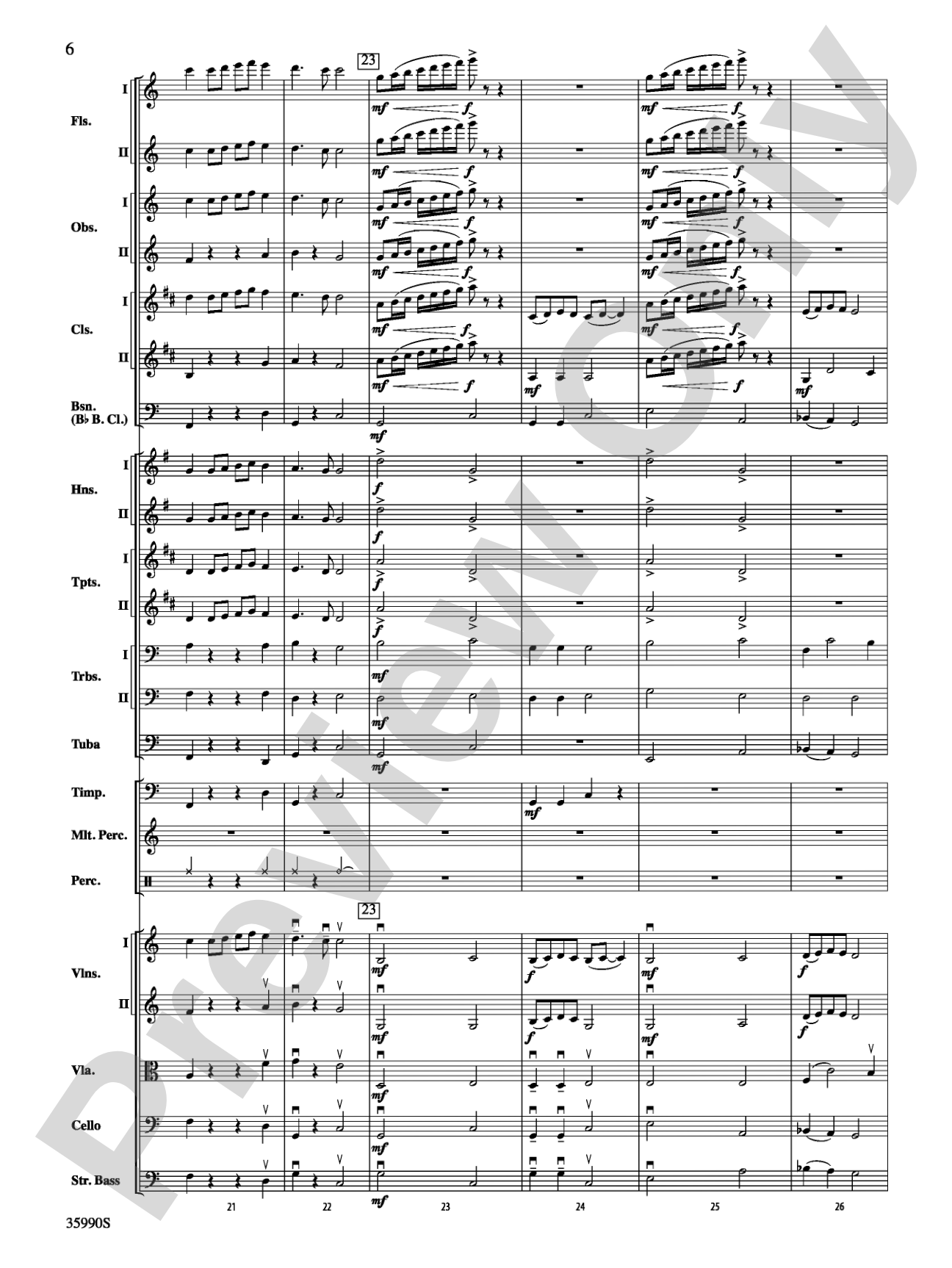 Tales of Vandosar: Full Orchestra Conductor Score & Parts