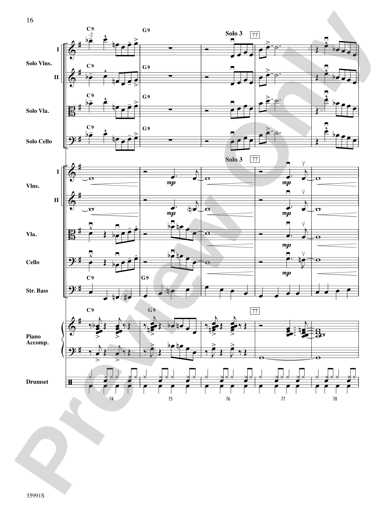 Johns Creek Jump: String Orchestra Conductor Score & Parts