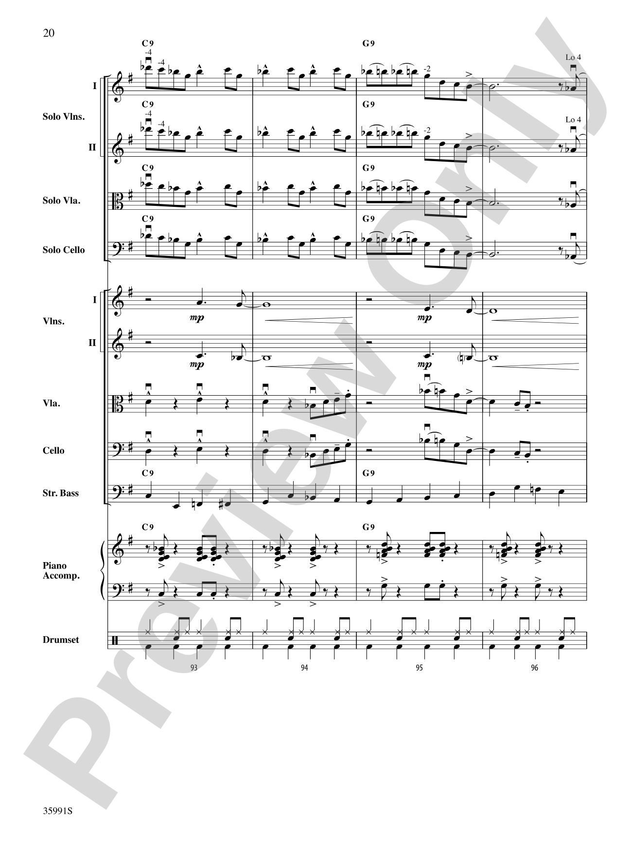 Johns Creek Jump: String Orchestra Conductor Score & Parts