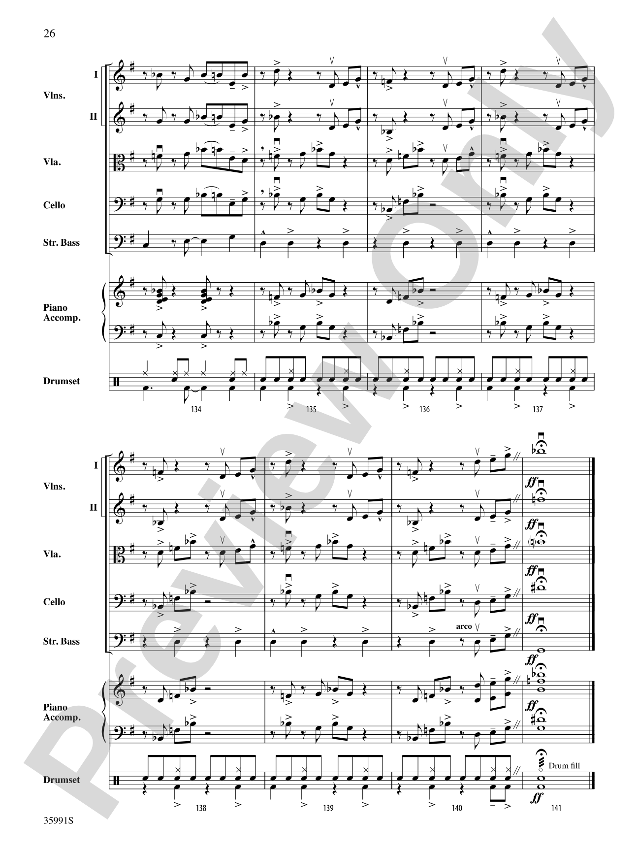 Johns Creek Jump: String Orchestra Conductor Score & Parts