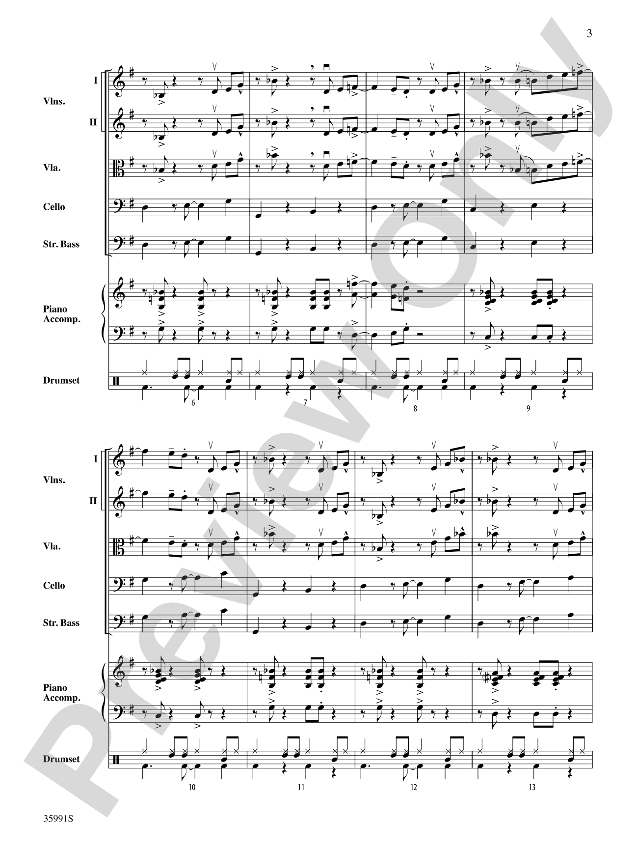 Johns Creek Jump: String Orchestra Conductor Score & Parts
