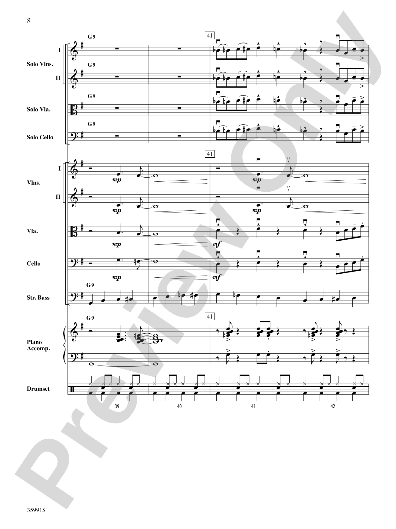 Johns Creek Jump: String Orchestra Conductor Score & Parts